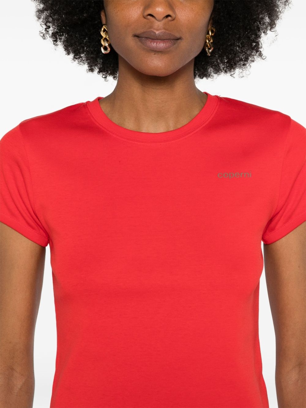 logo-print cotton T-shirt - 5