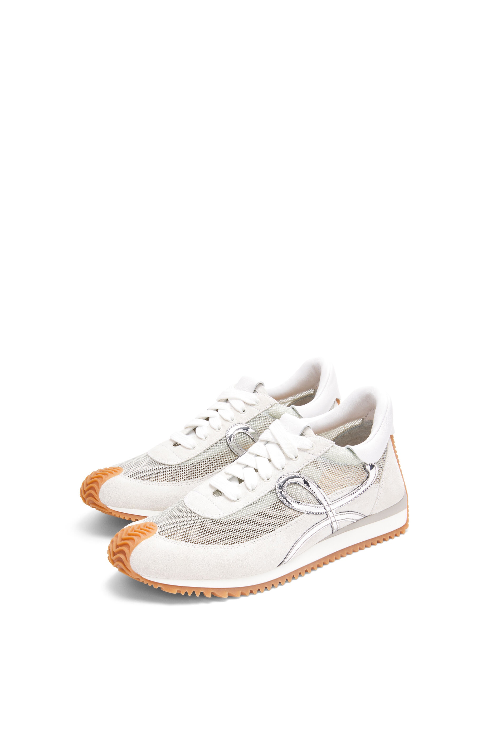 Flow runner in technical mesh and suede - 2