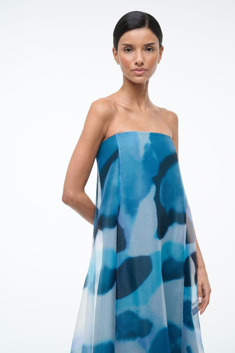 STAUD STAUD ALLYSON DRESS BLUE HAZE outlook