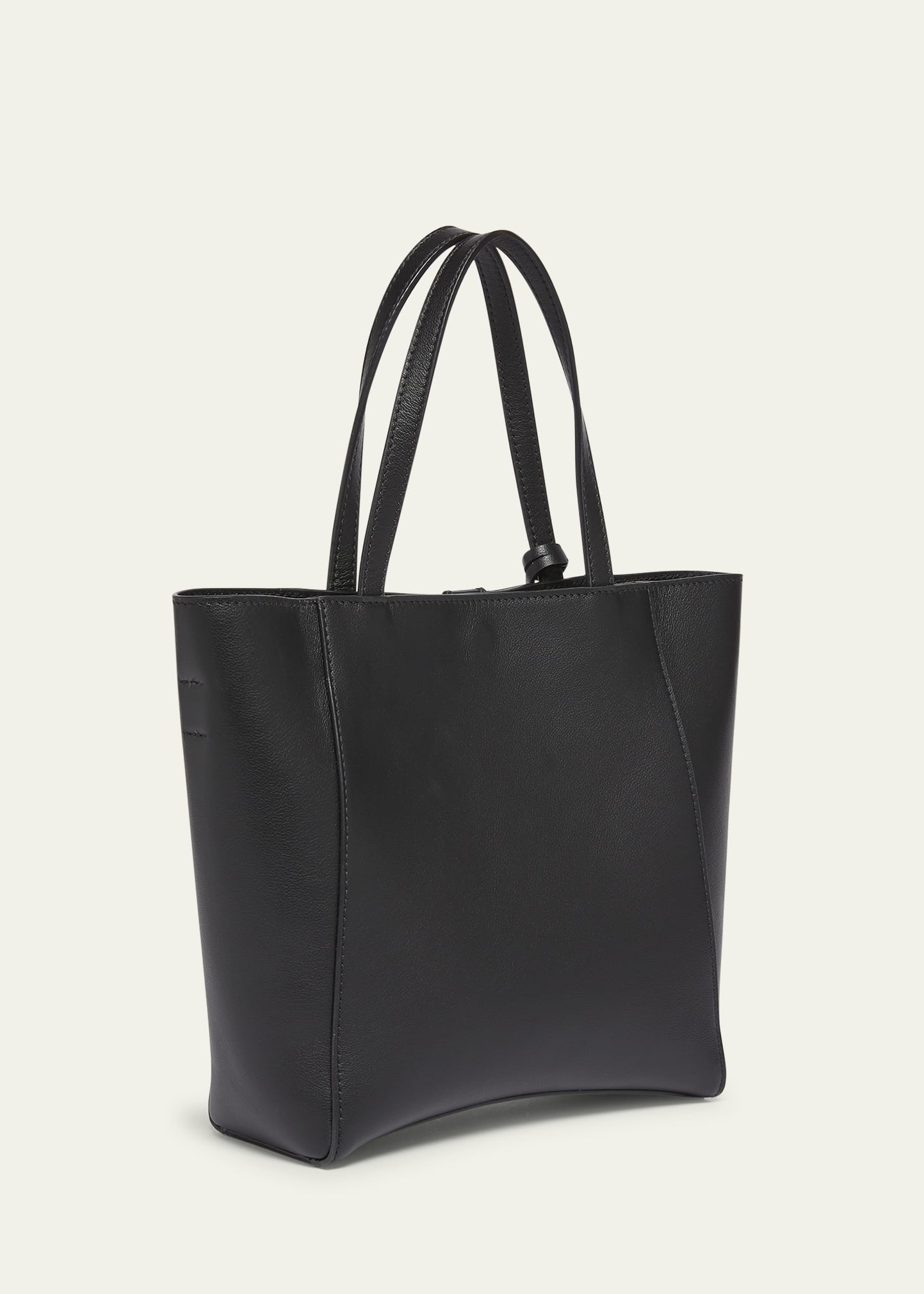 Hourglass Small Soft Leather Tote Bag - 3