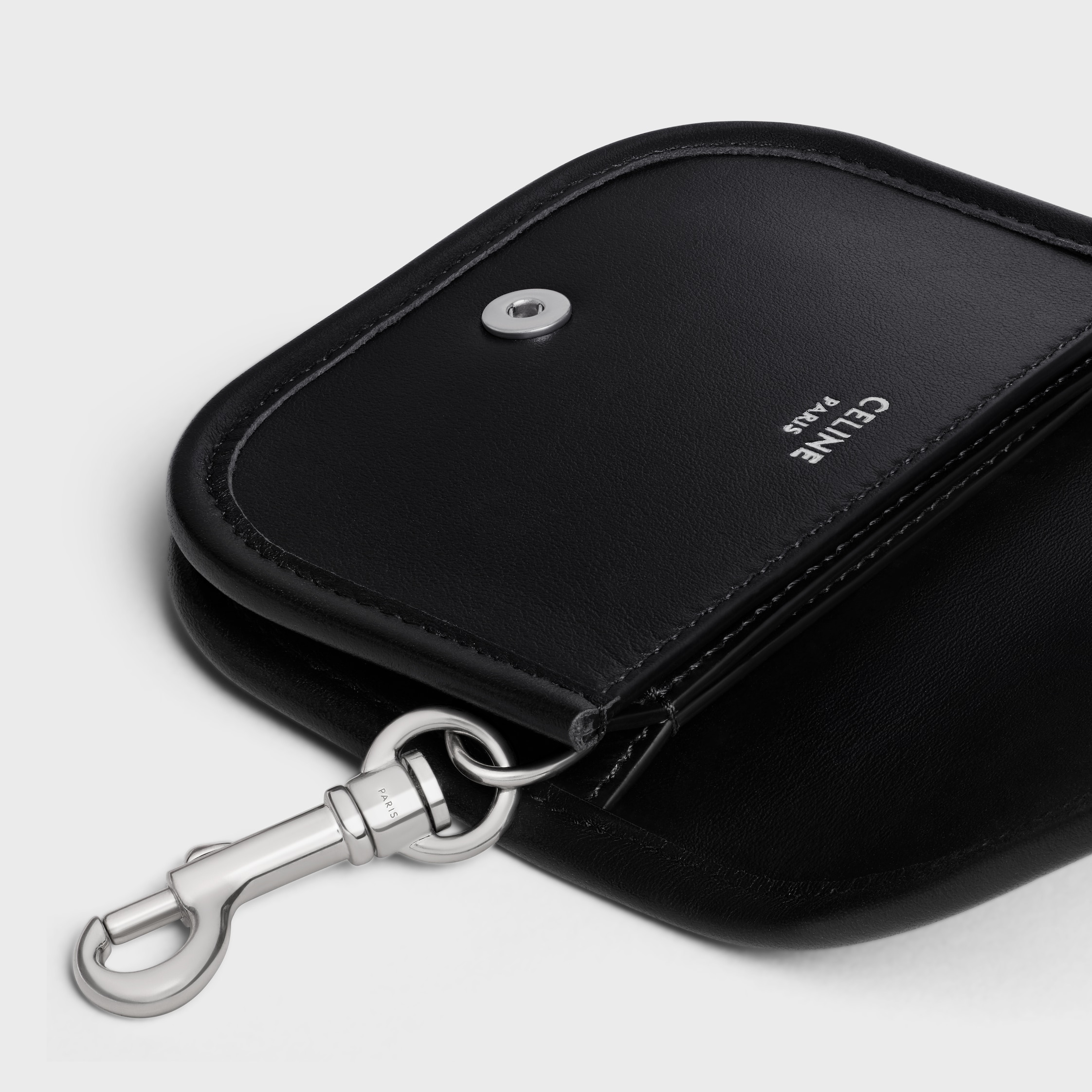 KEYRING NANO BESACE TRIOMPHE IN SMOOTH CALFSKIN - 4