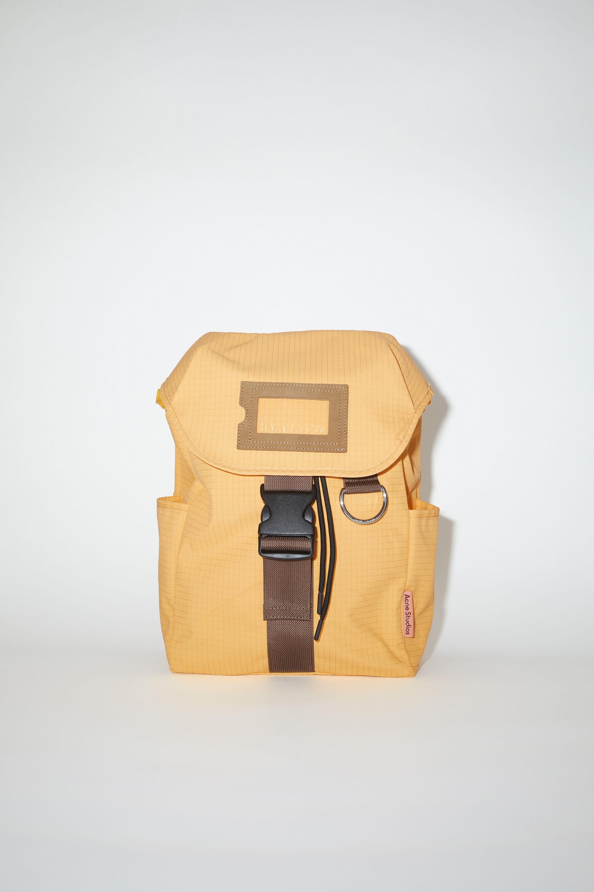 Ripstop nylon backpack - Yellow/brown - 1