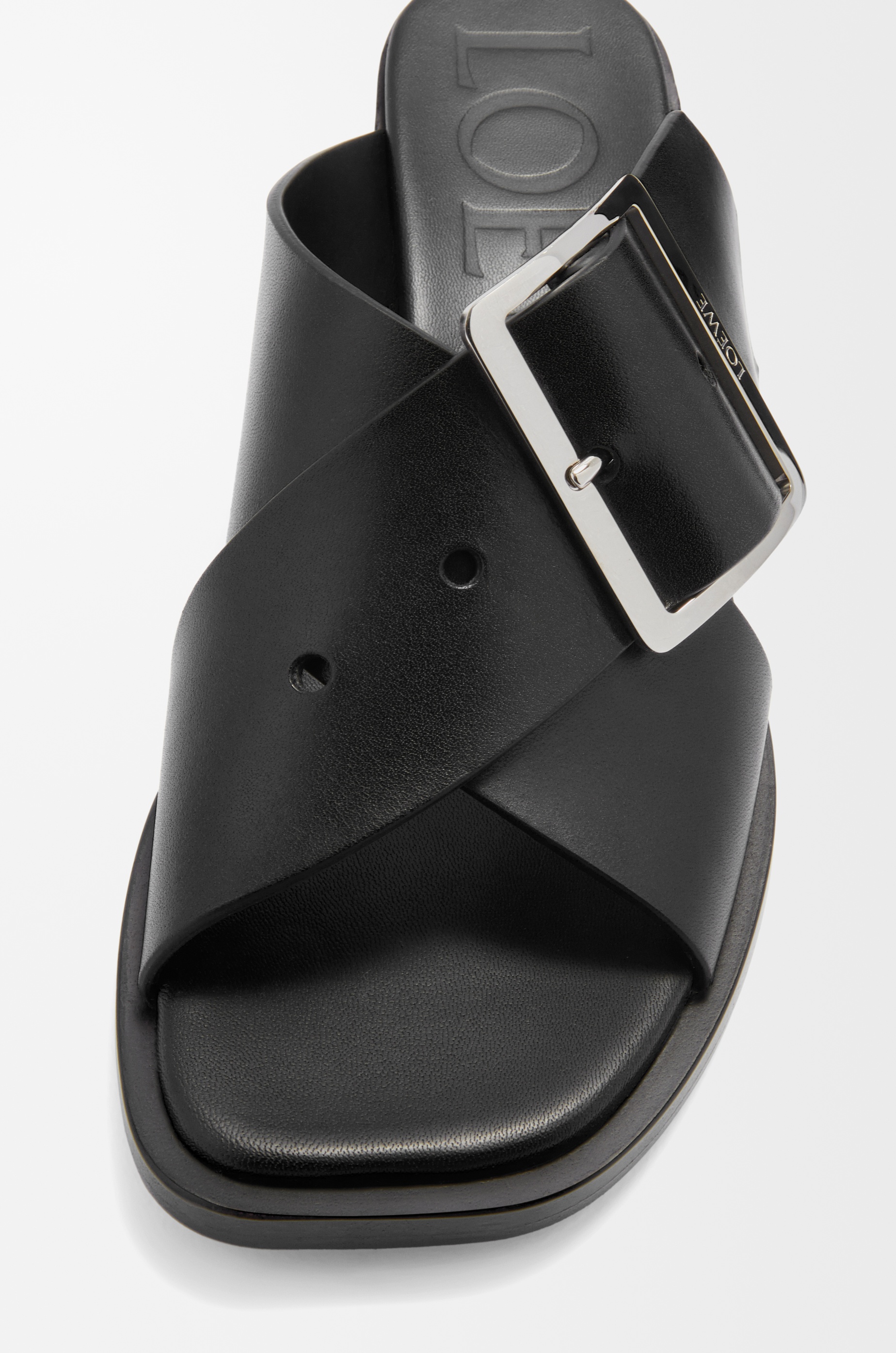 Petal Belt sandal in vegetable-tanned calfskin - 5