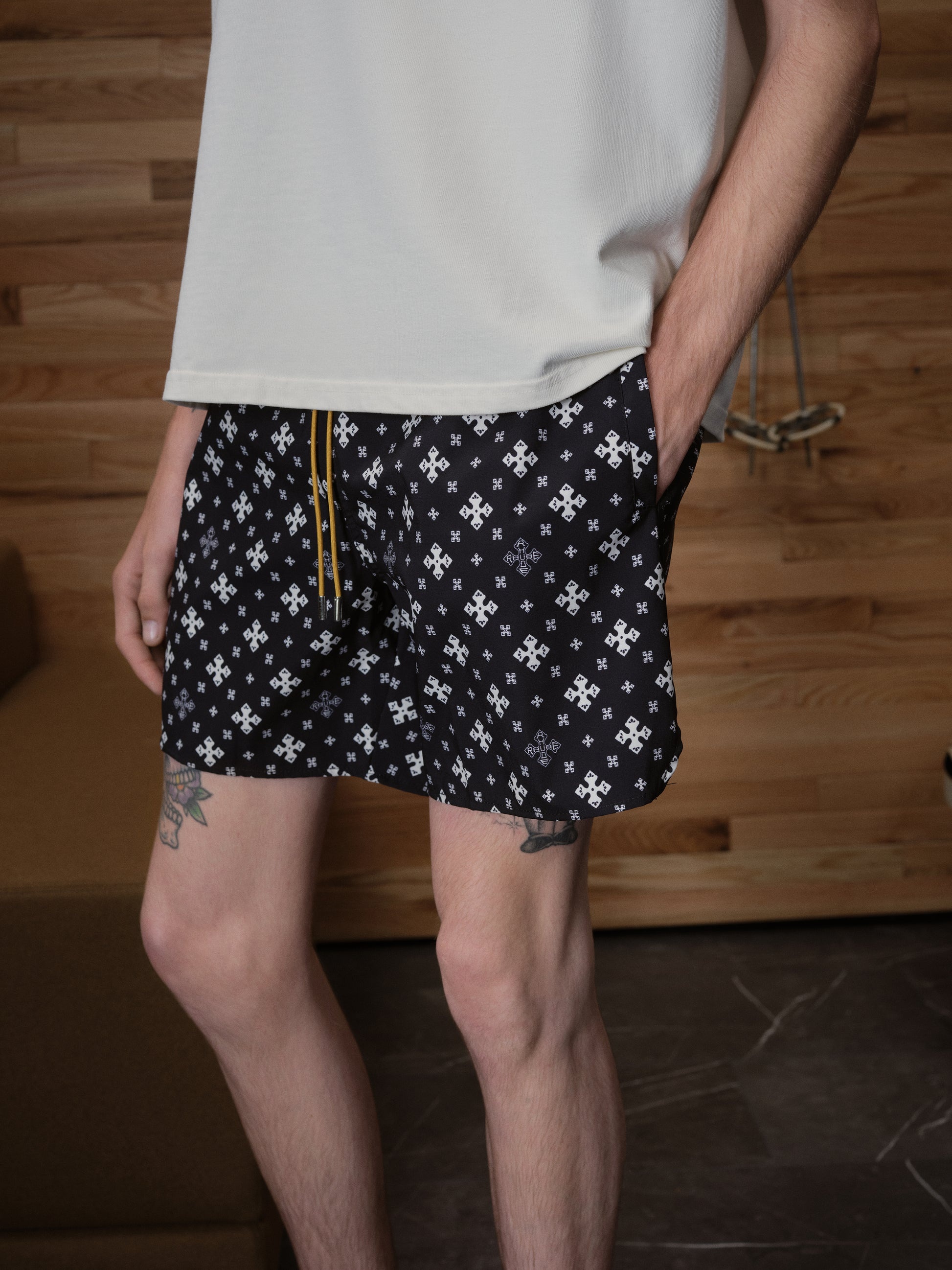 CROSS BANDANA  SWIM SHORT - 6