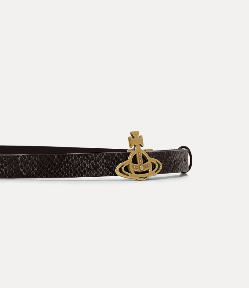 Vivienne Westwood SMALL LINE ORB BUCKLE BELT outlook