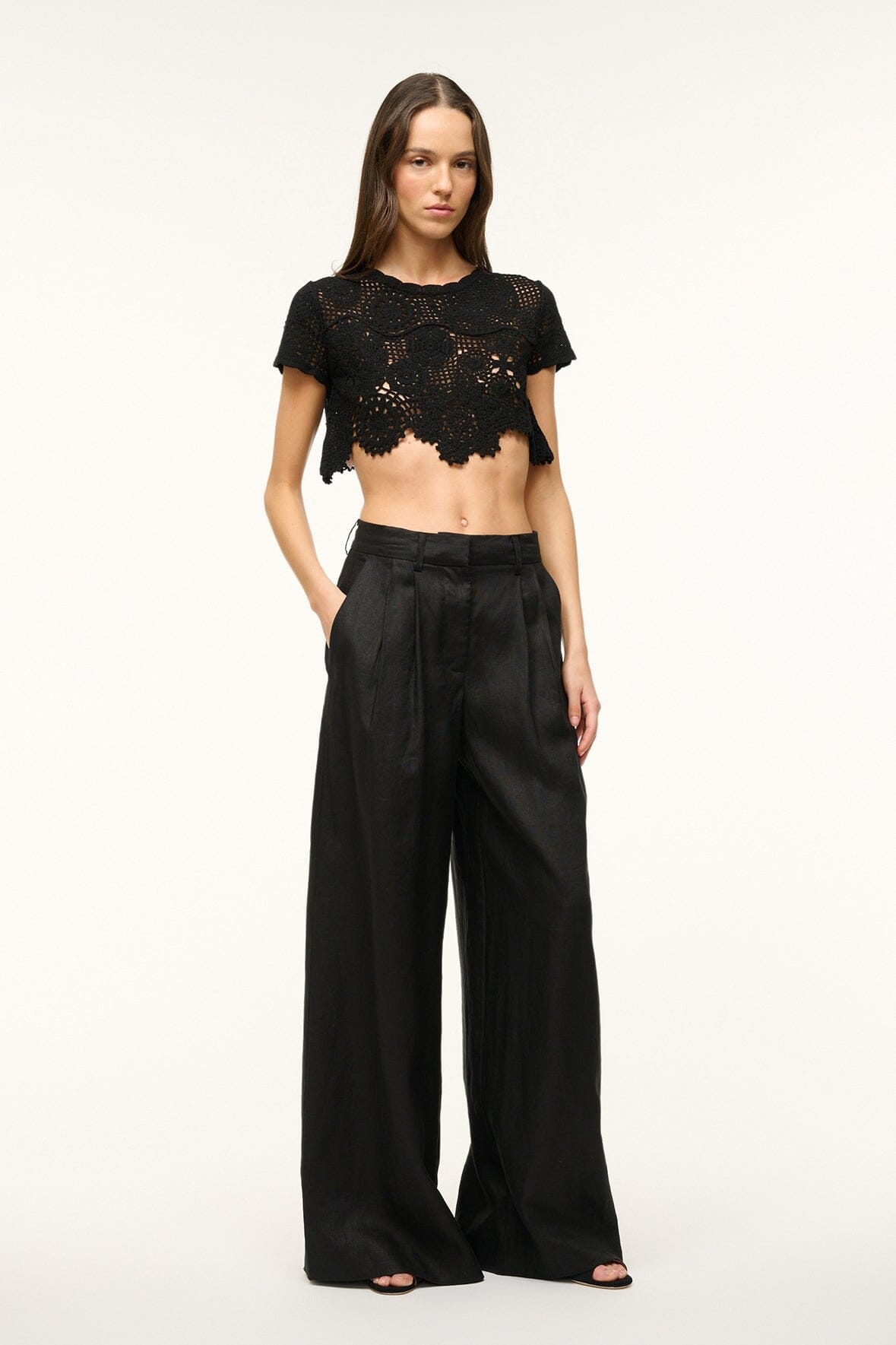 STAUD SASHA PANT BLACK - 2