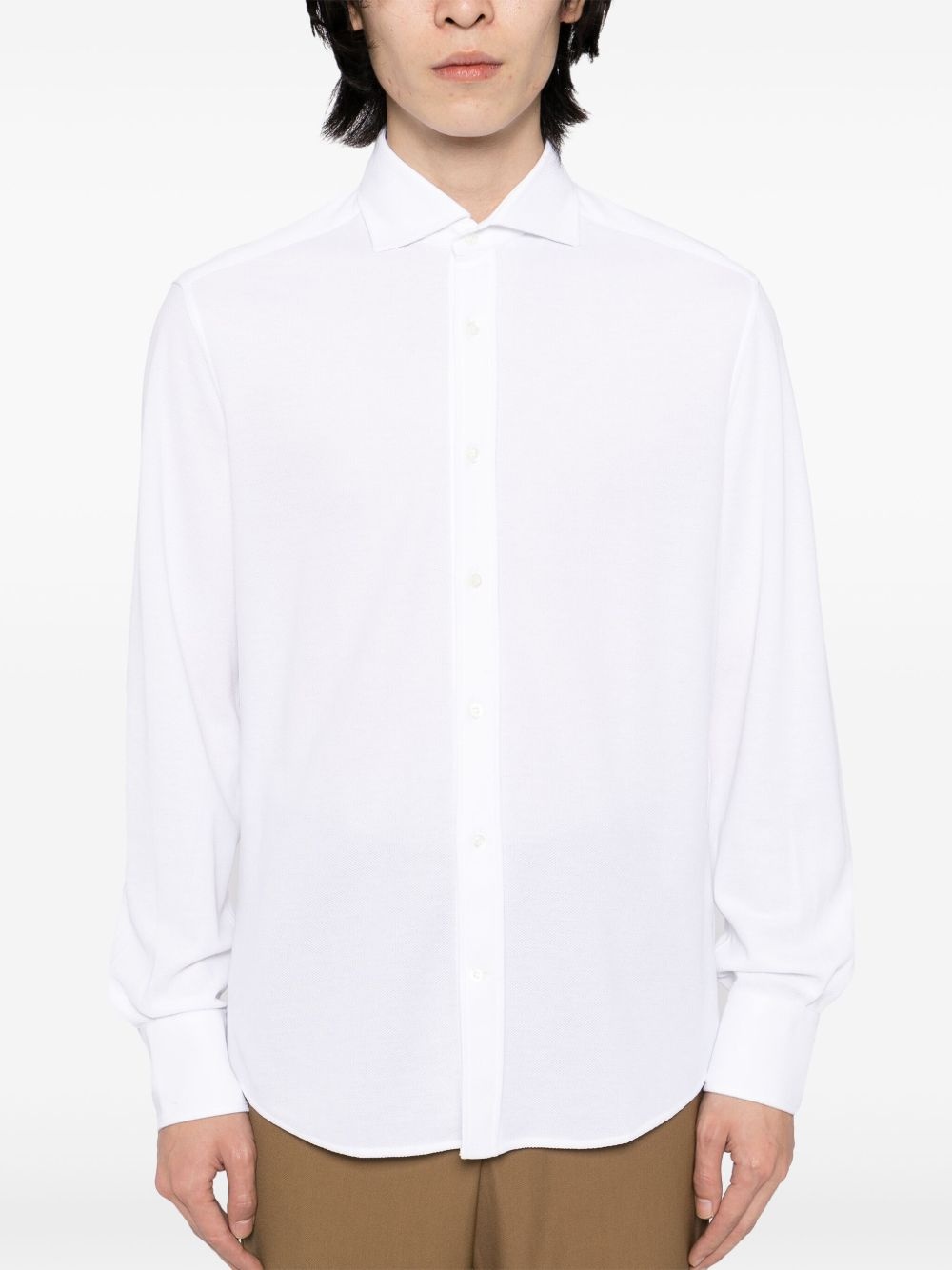 button-up T-shirt - 5