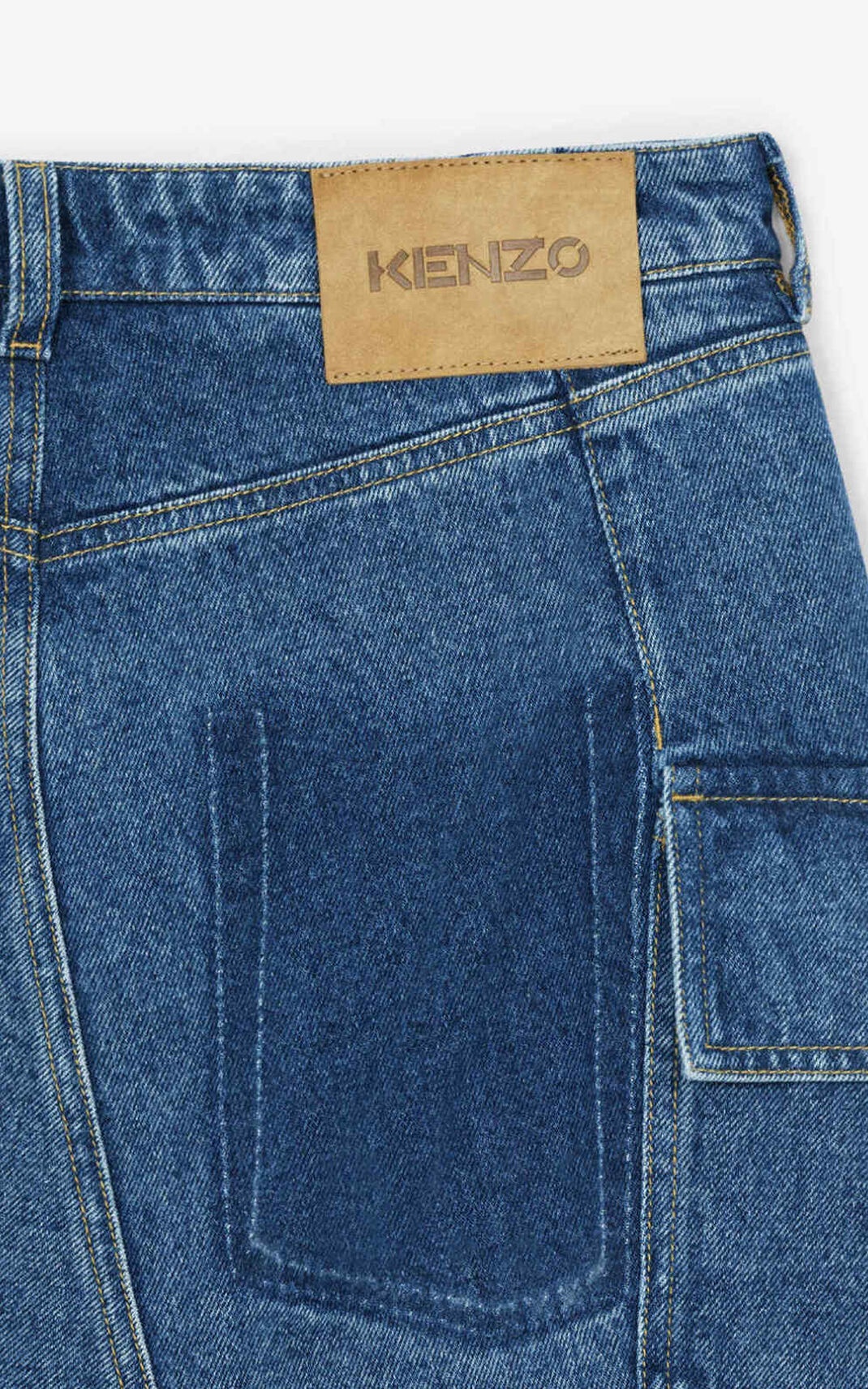 Tiger short denim skirt - 7