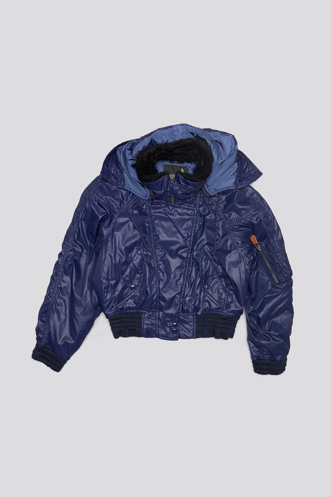 RAGLAN FLIGHT JACKET - NAVY - 4
