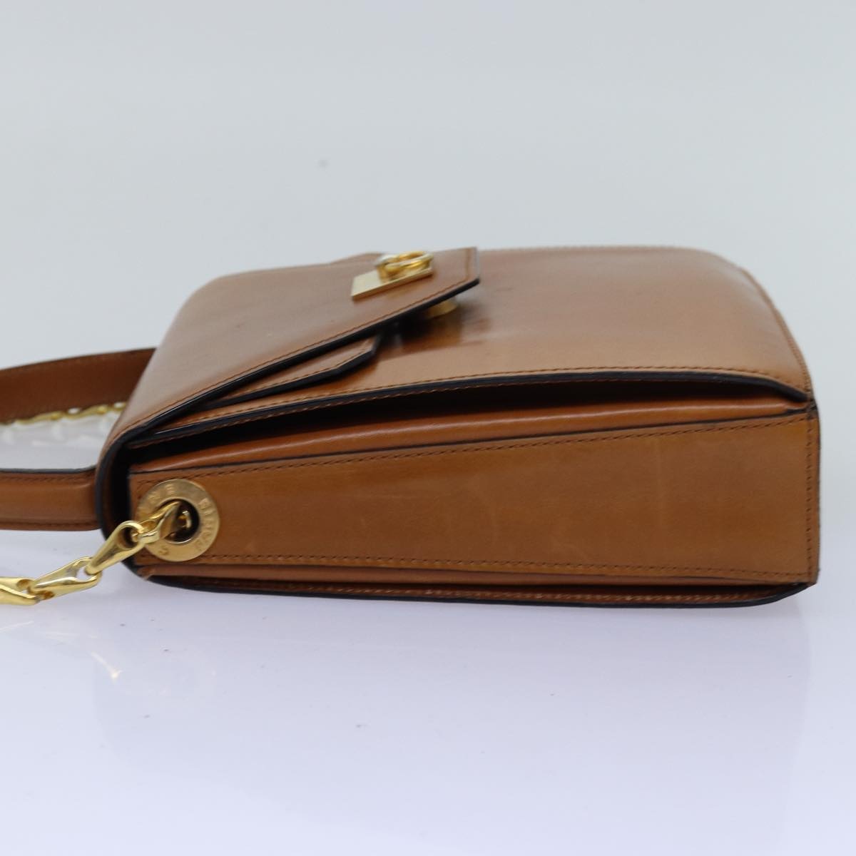 CELINE Hand Bag Leather Brown - 3