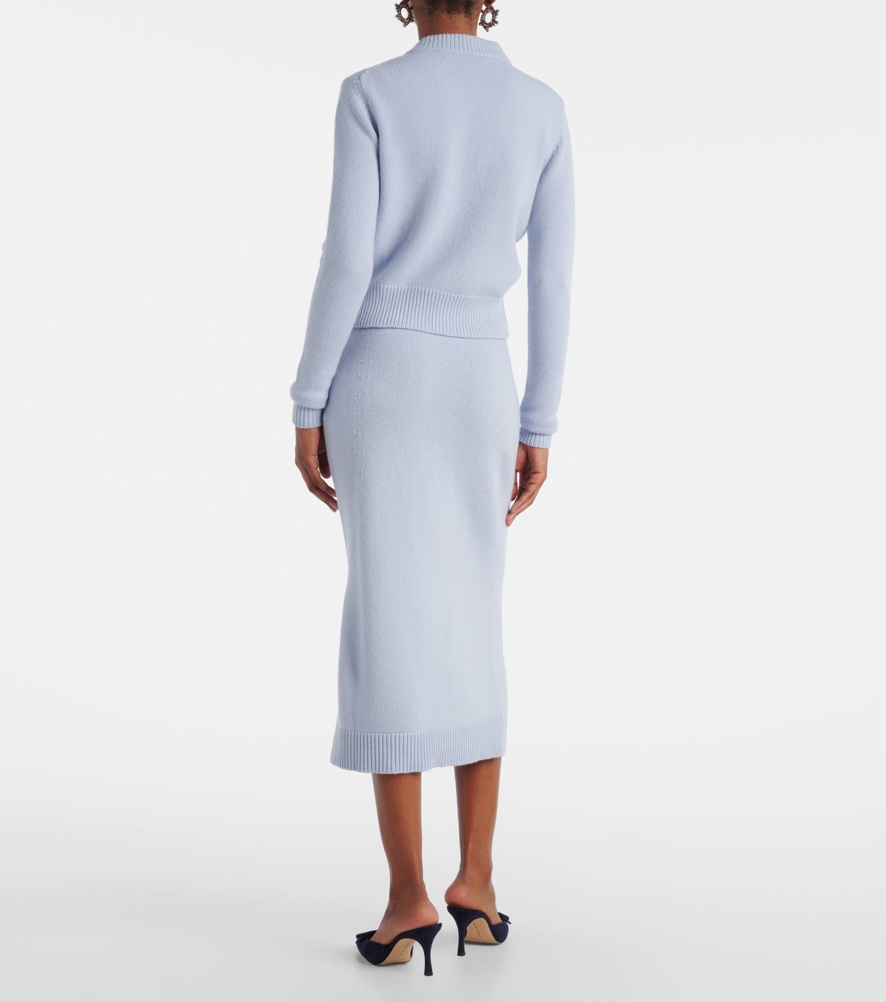 Embellished wool and cashmere cardigan - 3