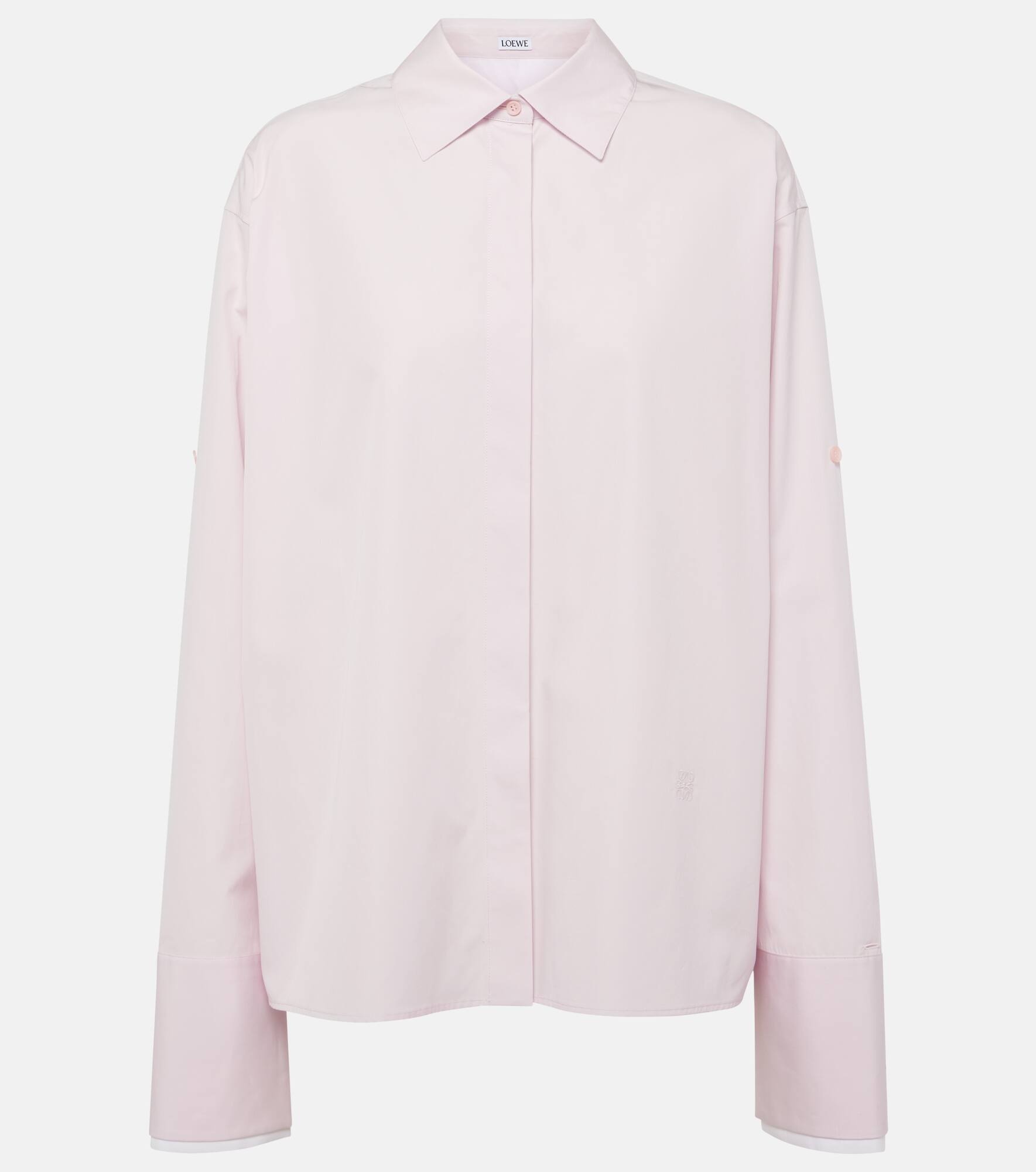 Cotton poplin shirt - 1