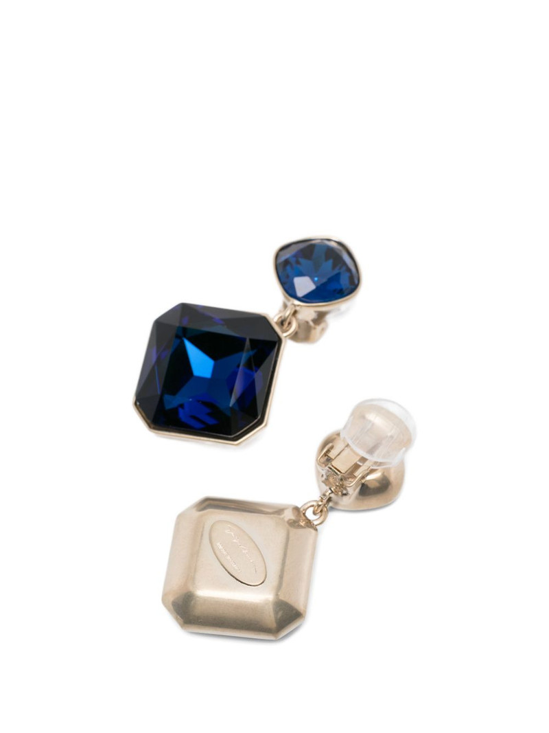 GIORGIO ARMANI square drop earrings outlook