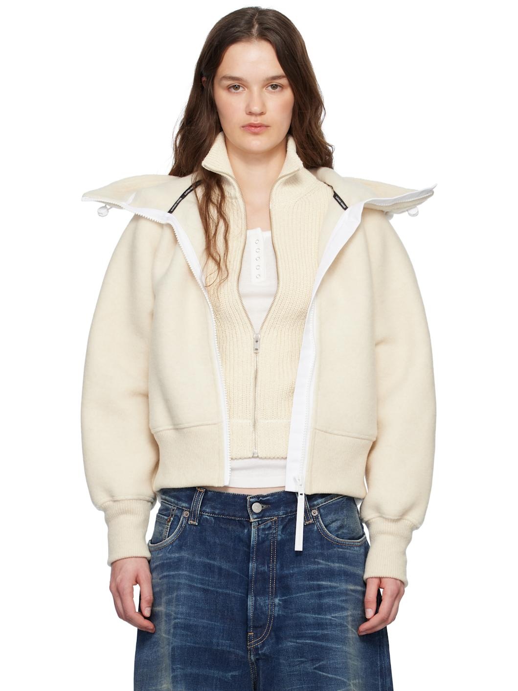 Off-White HUMANATURE Chilliwack Bomber Kind Fleece Jacket - 1