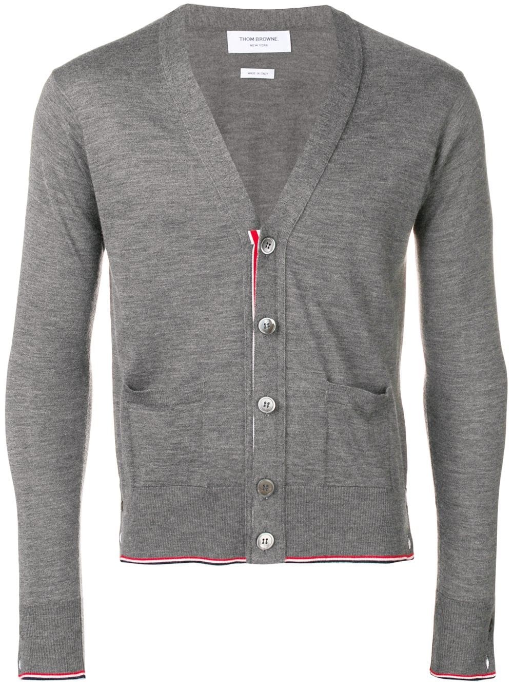 Classic Cashmere V-neck Cardigan - 1