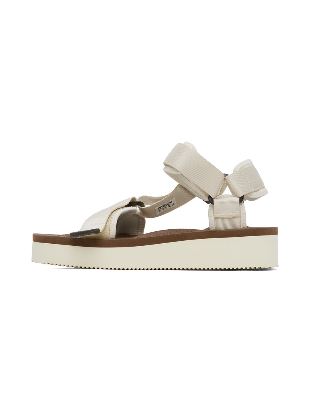 Off-White & Brown DEPA-2PO Sandals - 3