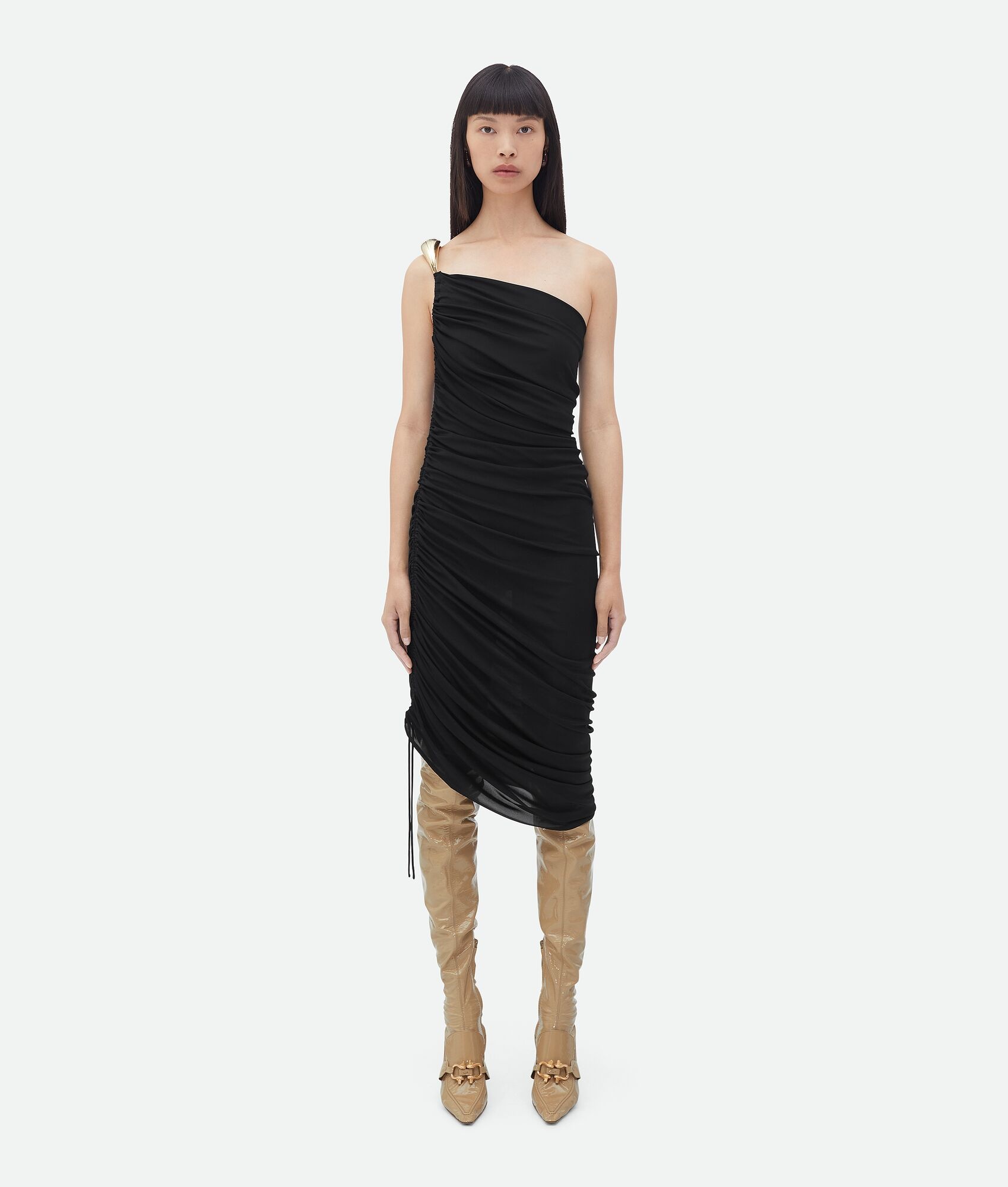 viscose jersey dress - 1