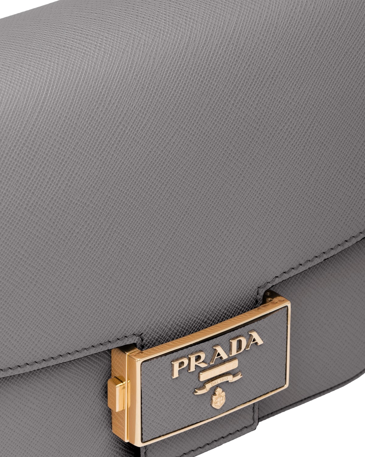 Saffiano Leather Prada Emblème Bag - 6