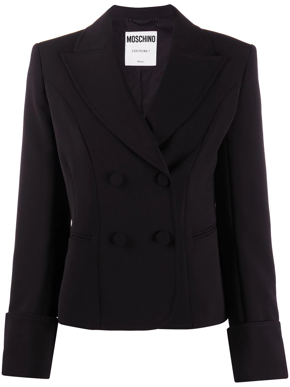 double-breasted blazer jacket - 1