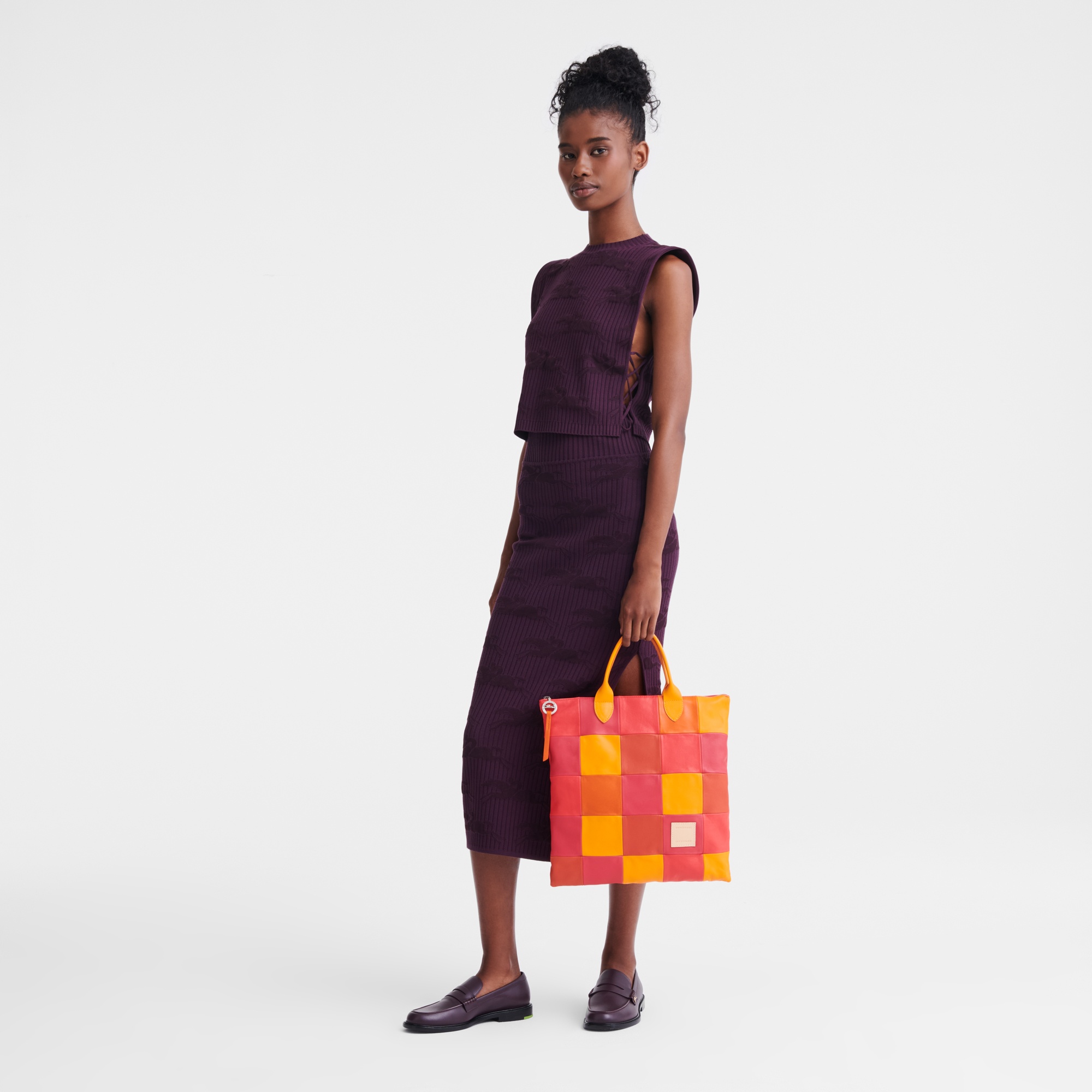 Re-Play L Handbag Carrot - Leather - 2