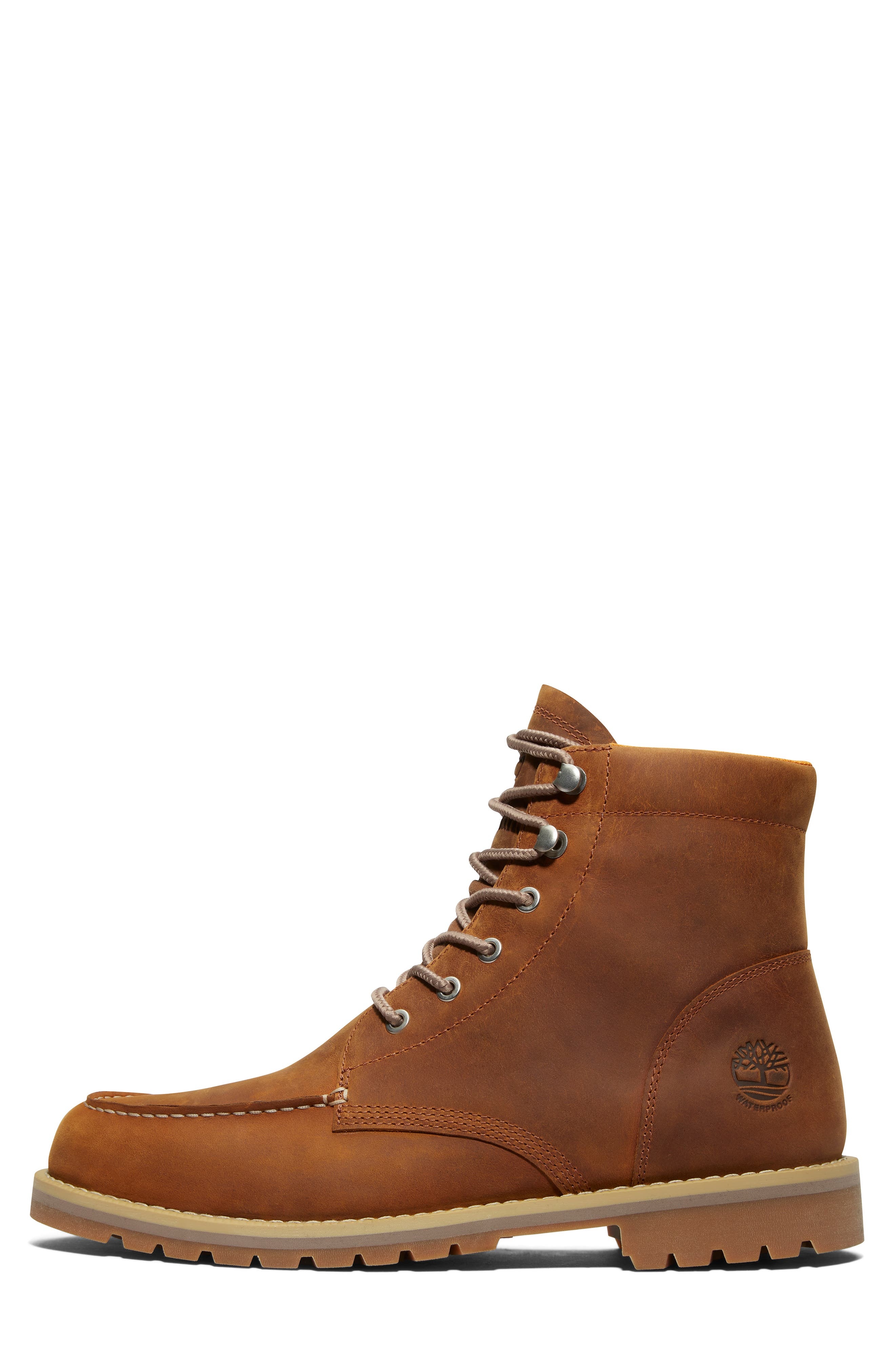 Timberland Redwood Falls Waterproof Lace-Up Boot in Saddle at Nordstrom - 8