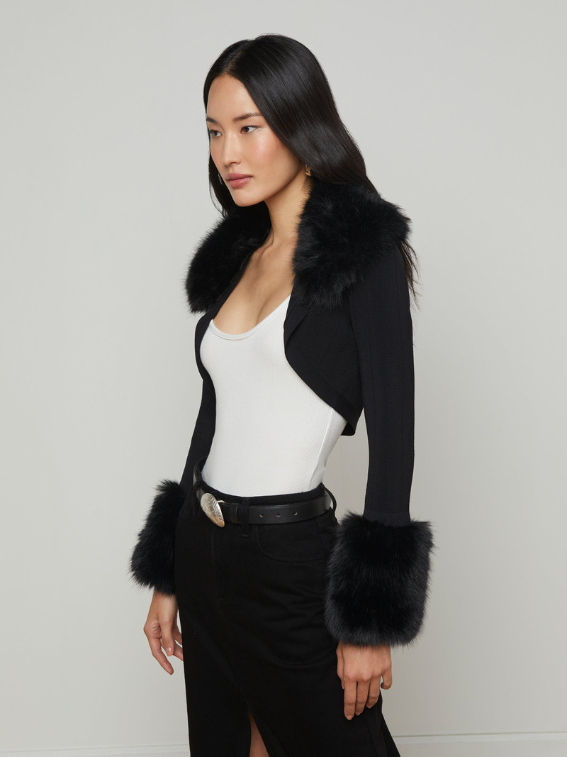 Haru Faux Fur Shrug 3