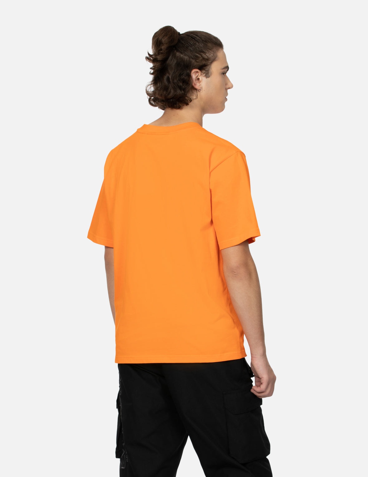 Logo and Tape Print Regular Fit T-shirt - 8