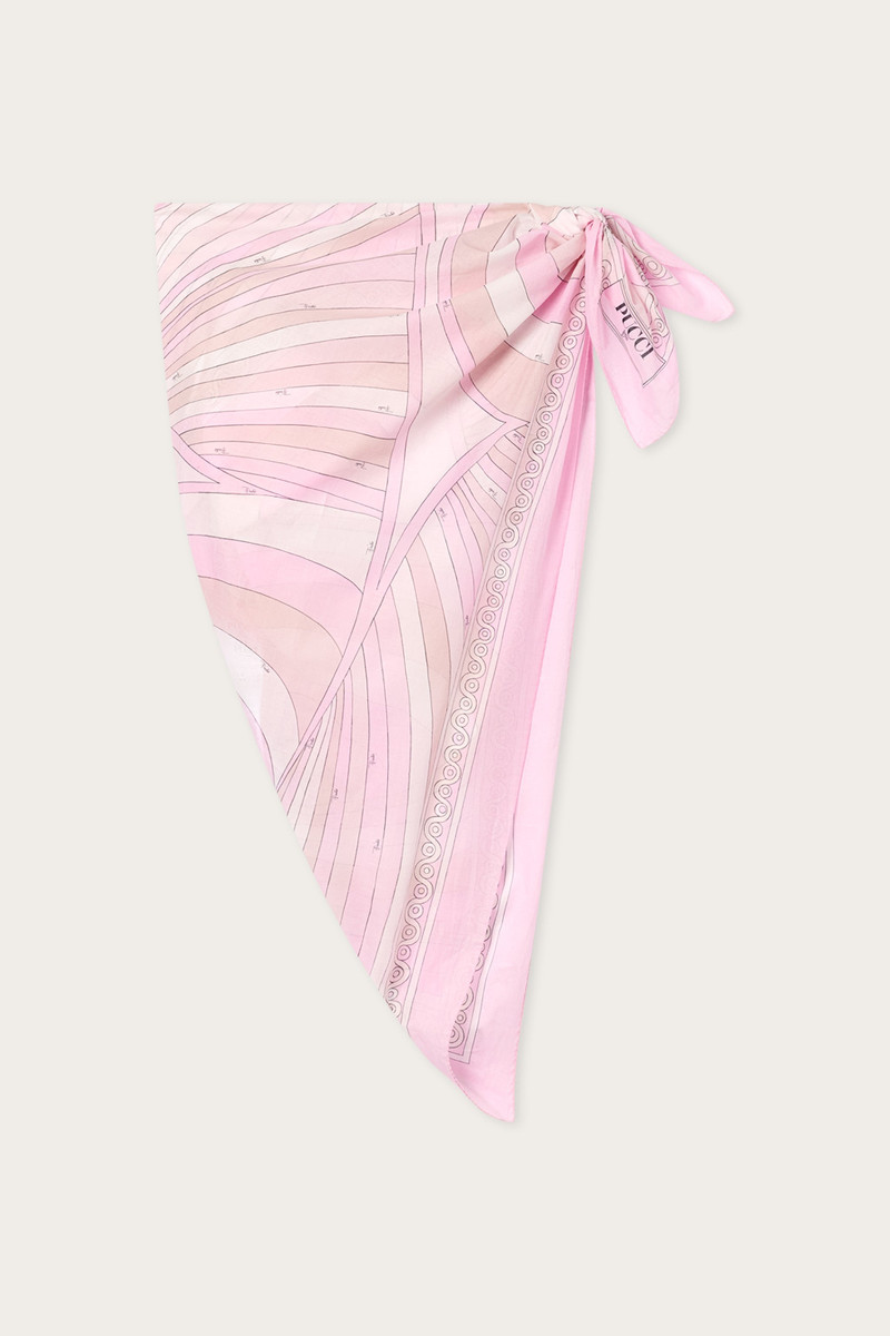 IRIDE PRINT COTTON SARONG 1
