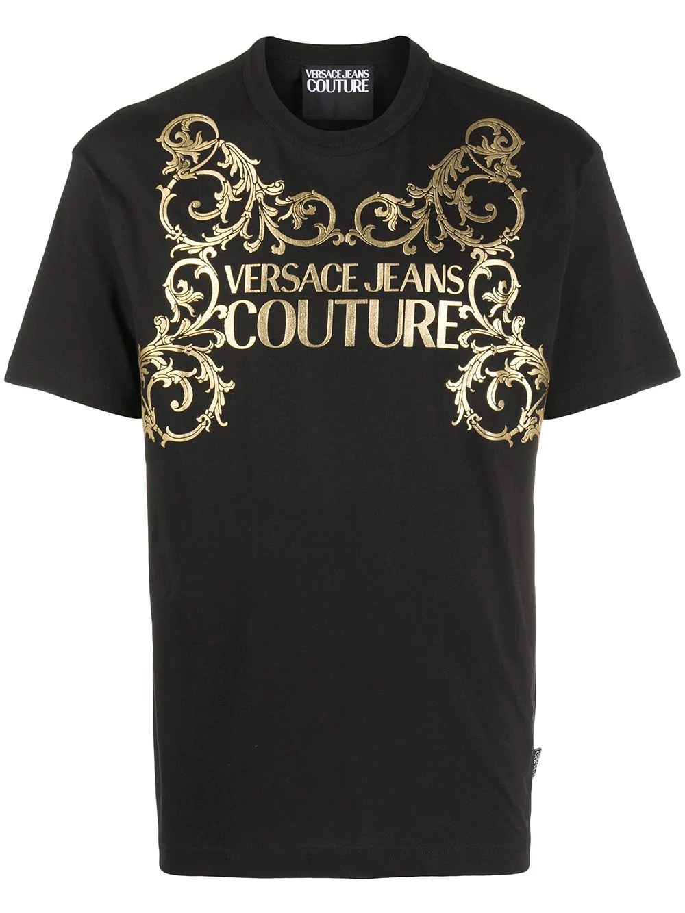 Barocco logo print T-shirt  - 1