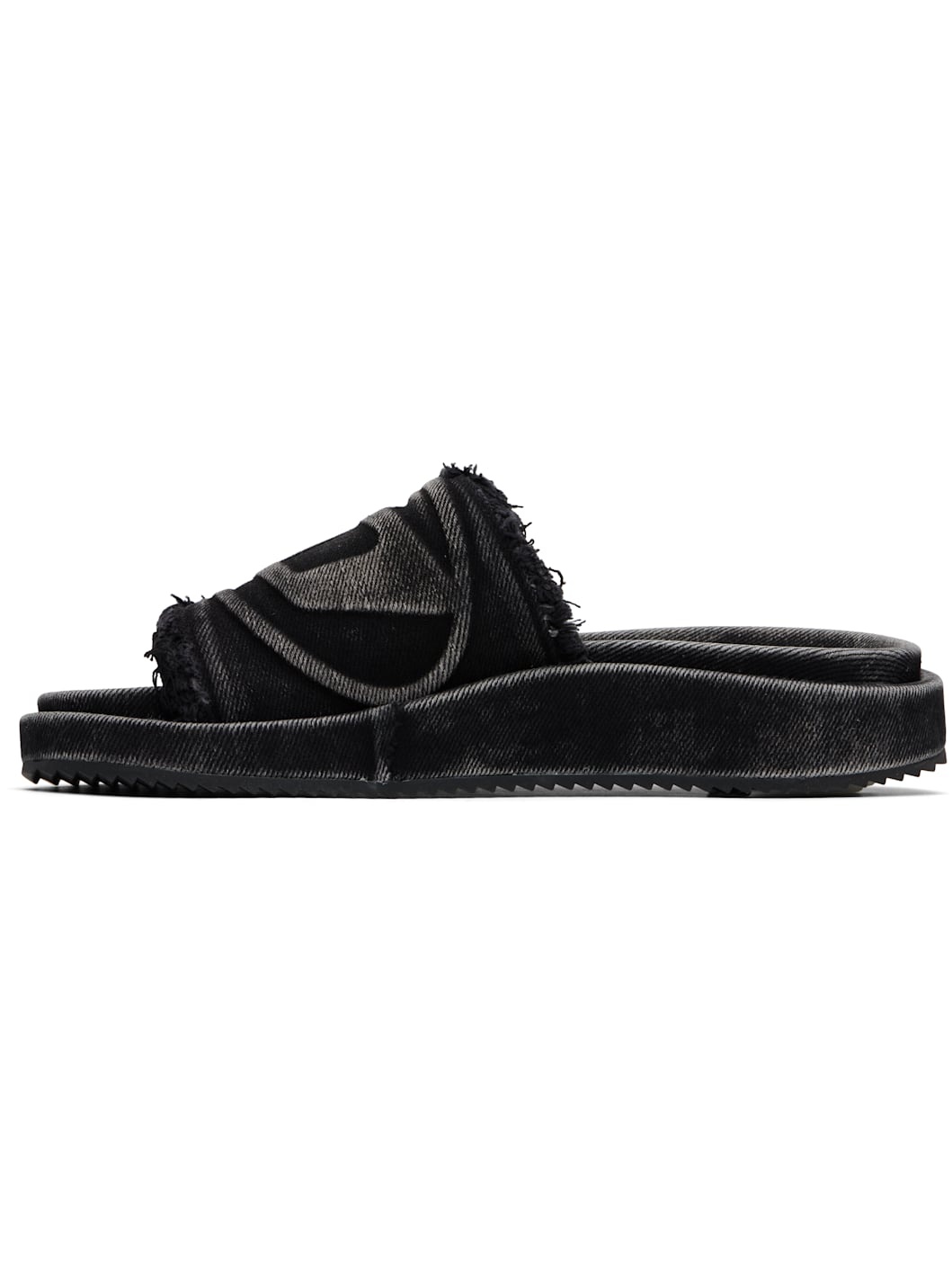 Black Sa-Slide D Oval Sandals - 3