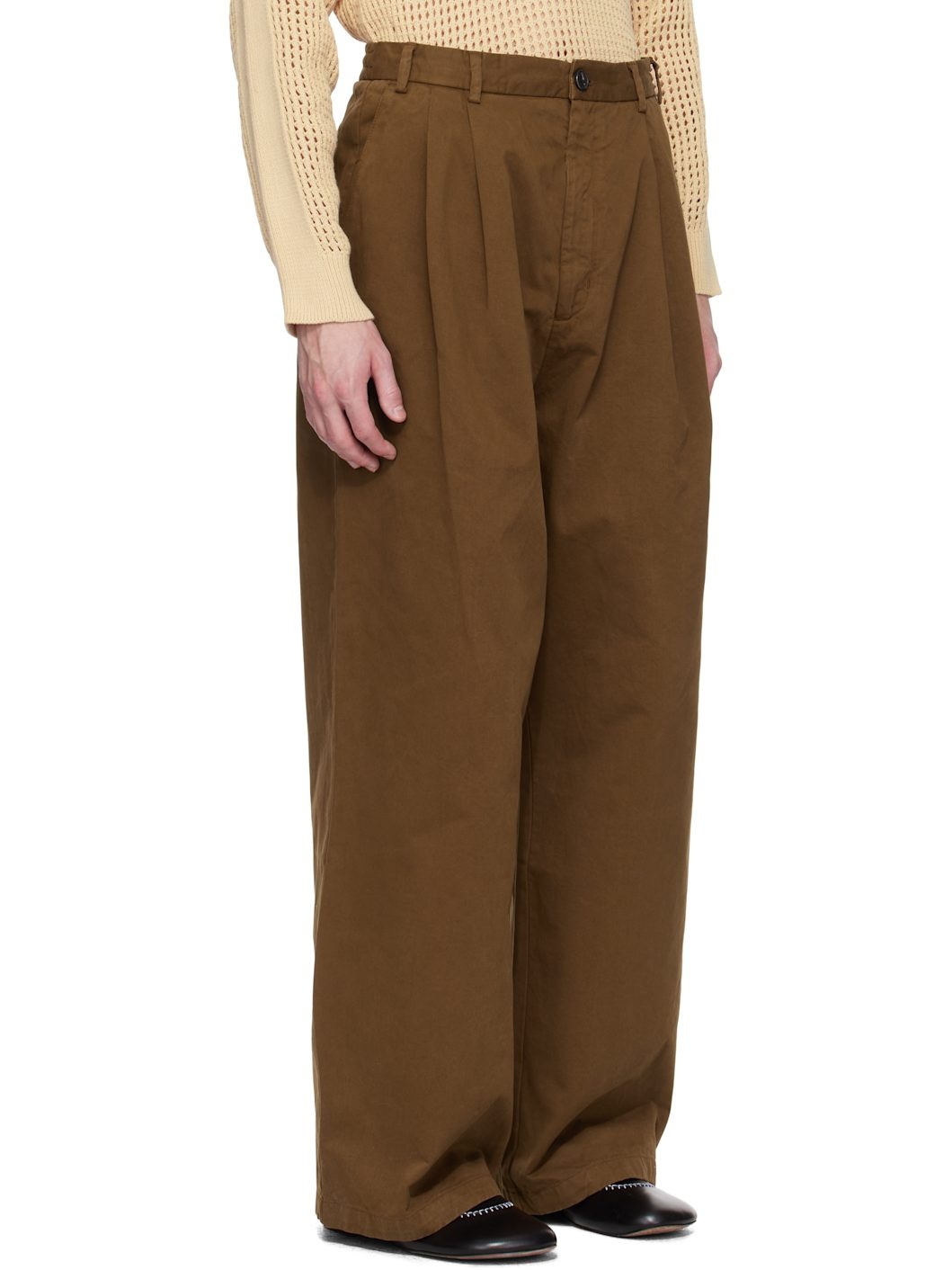 Brown Chico Elasticated Trousers - 2