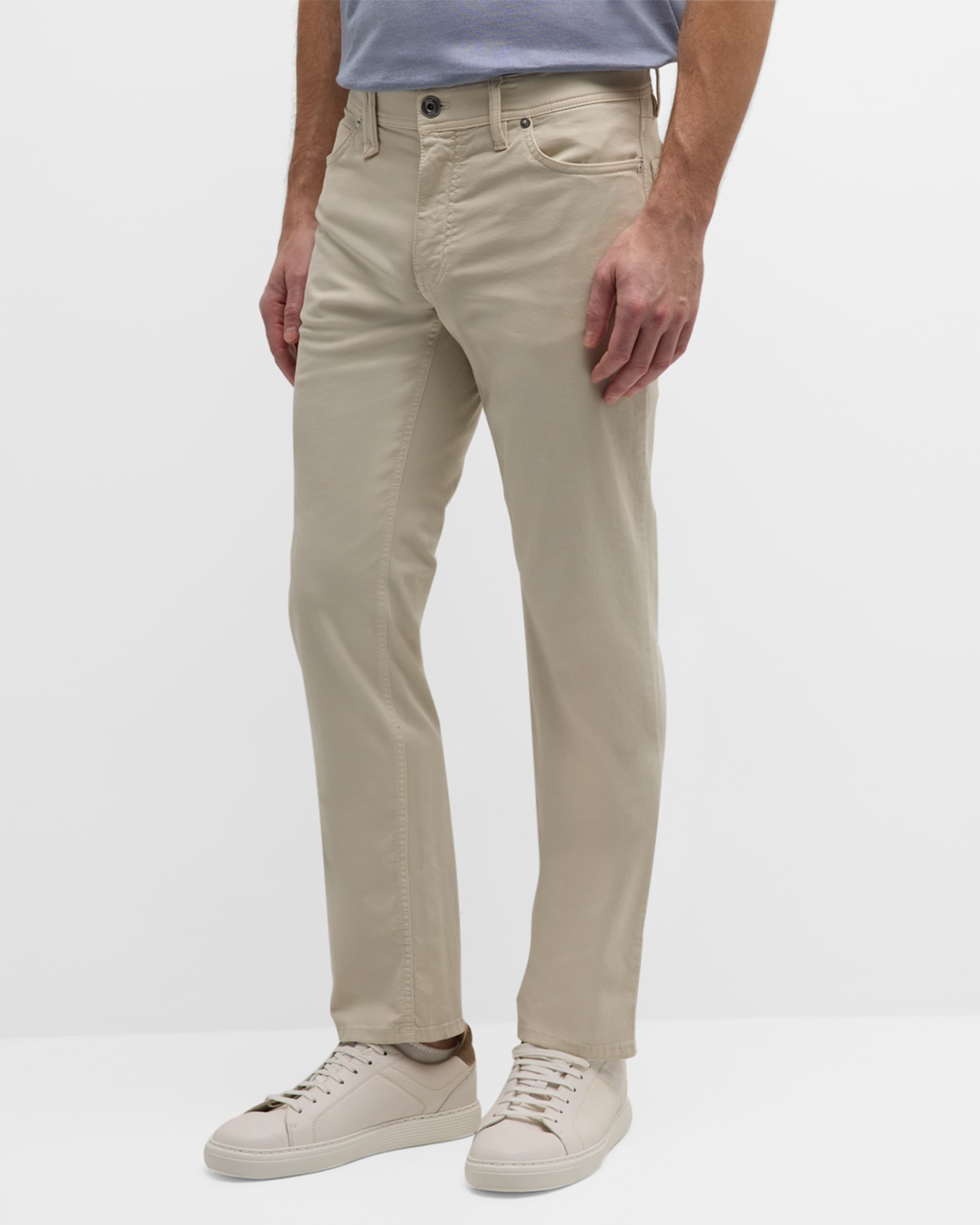 Men's Cotton-Stretch 5-Pocket Pants - 2