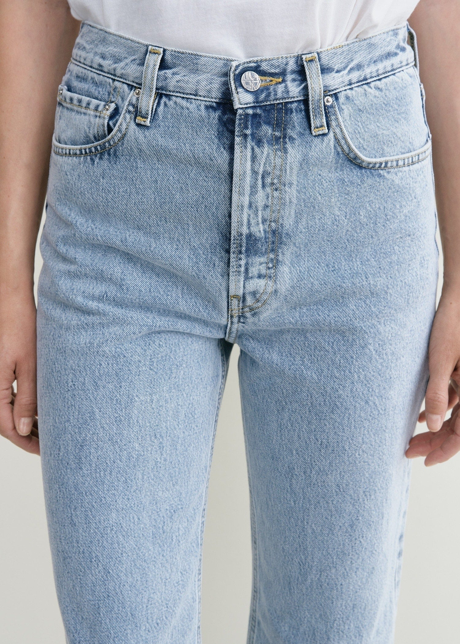 Classic cut denim full length cool blue - 5