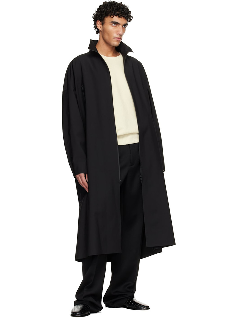 Fear of God Black Technical Wool Trench Coat outlook