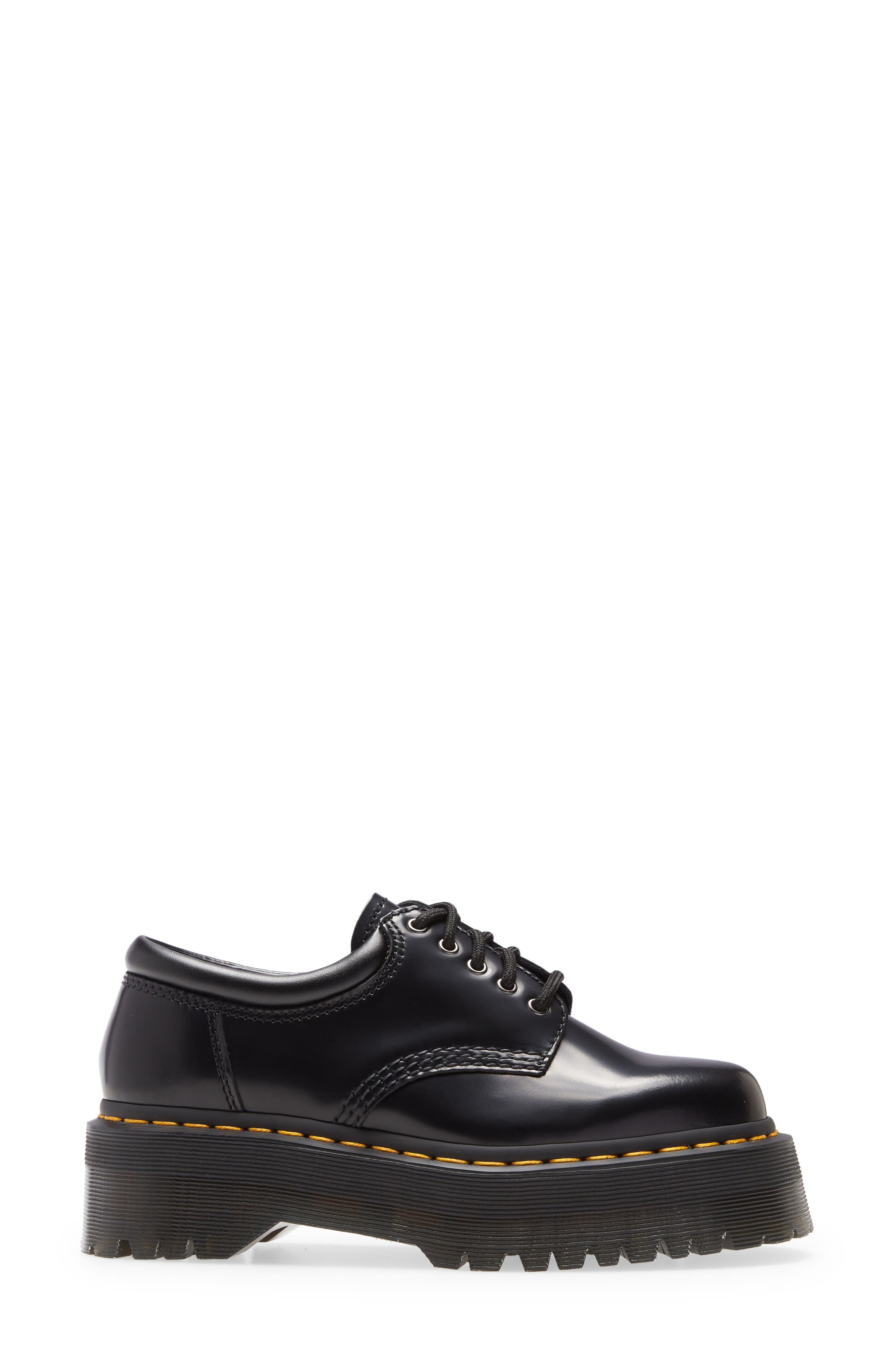 Dr. Martens 8053 Quad Smooth Platform Derby in Black at Nordstrom - 3