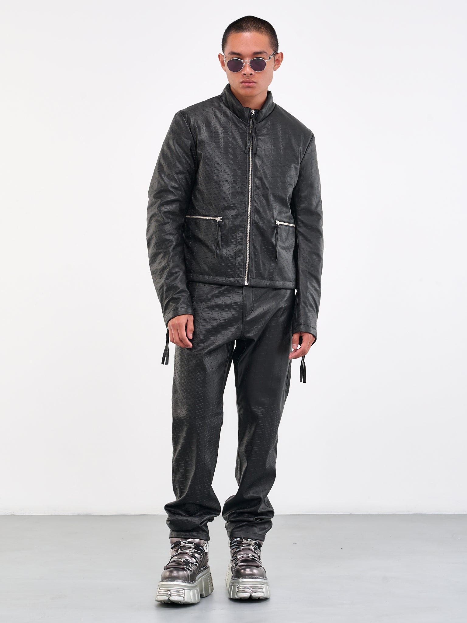 Embossed Rider Jacket - 6