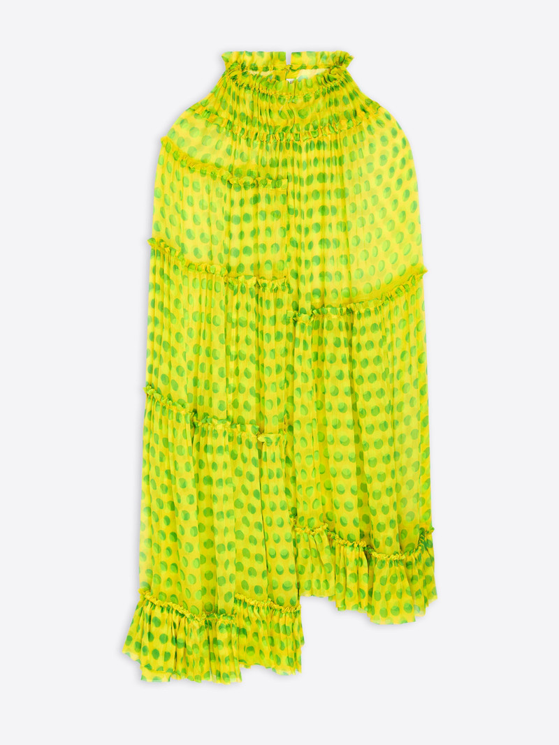 SILK CAPE DRESS 1