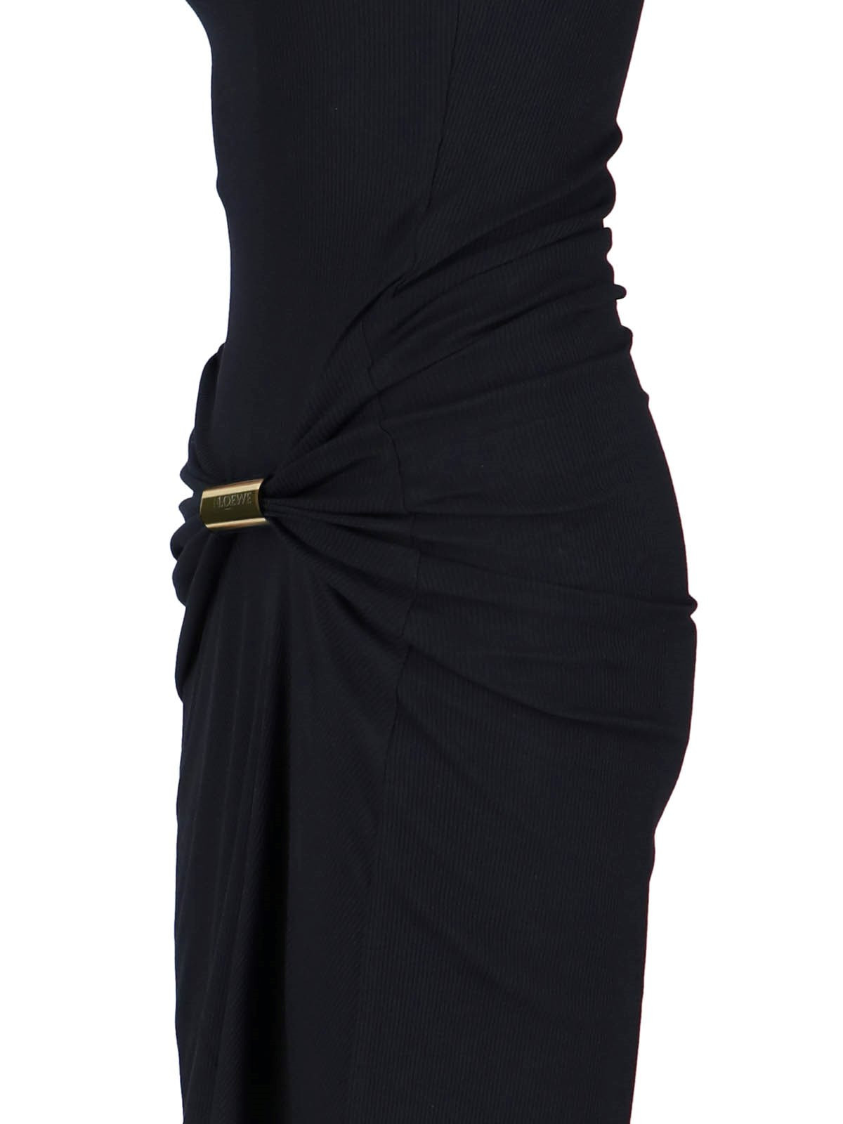 DRAPED MAXI DRESS - 3