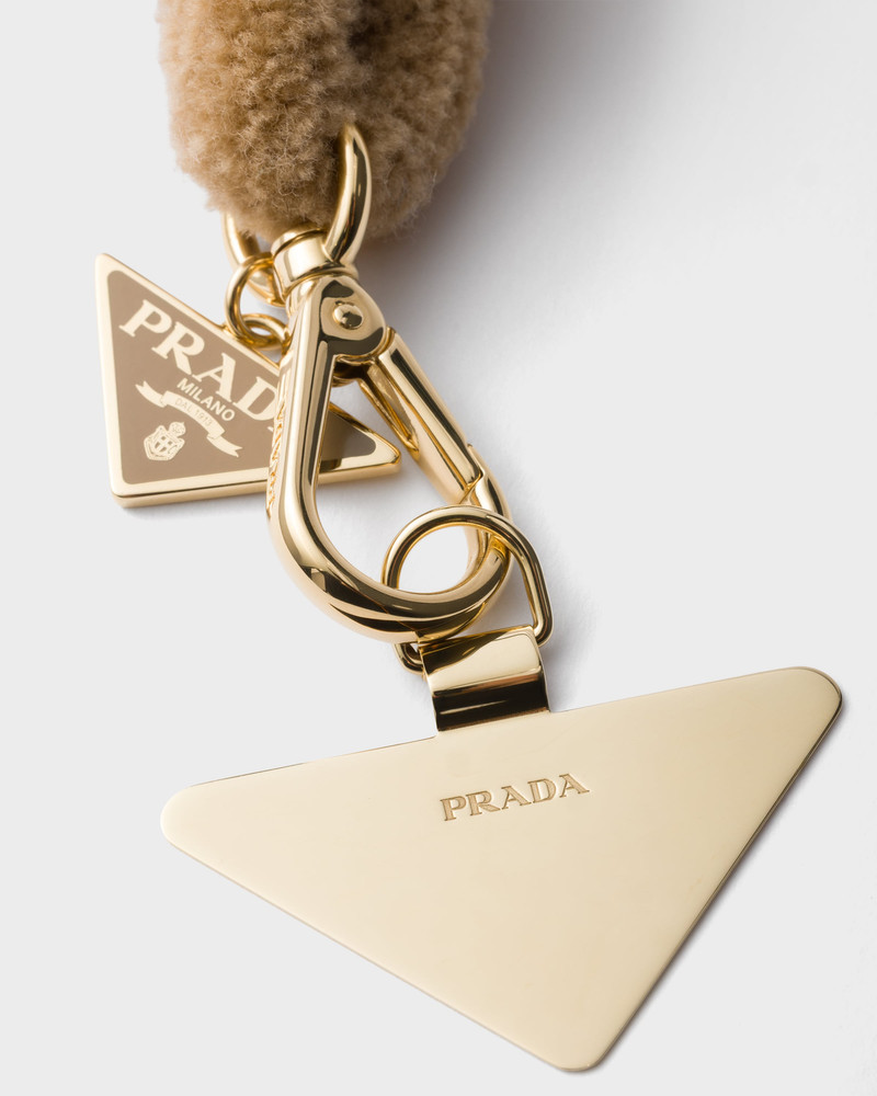 Prada Wool smartphone wrist strap outlook