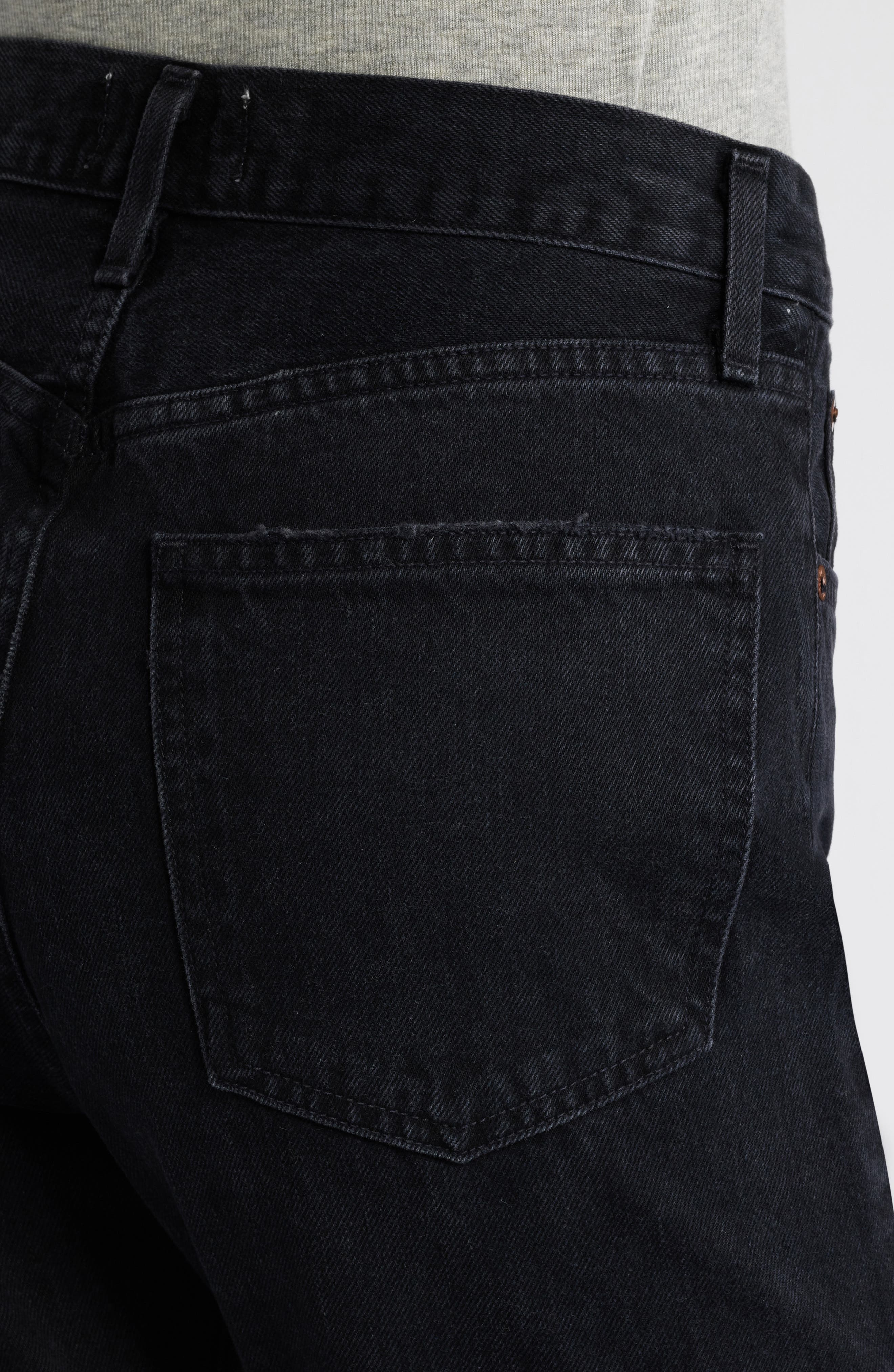 AGOLDE '90s Pinch Waist Ripped High Waist Straight Leg Jeans in Fuse at Nordstrom - 4