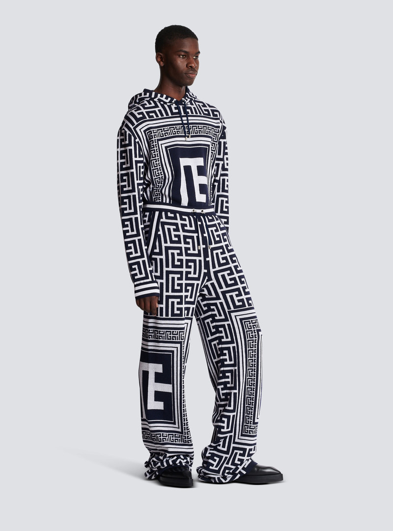 Maxi monogrammed casual trousers 3