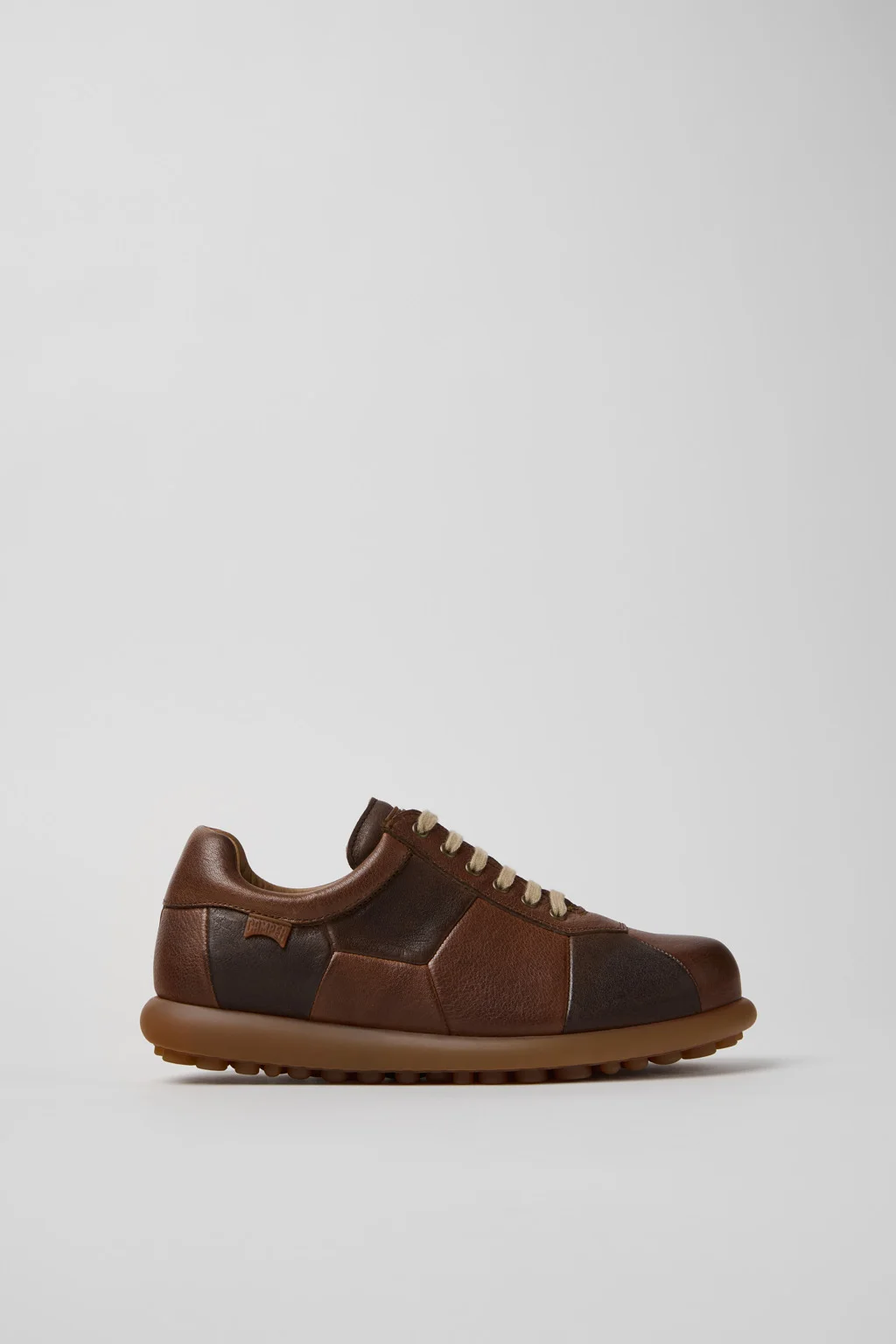 Twins Brown Leather Shoes for Women. - 1