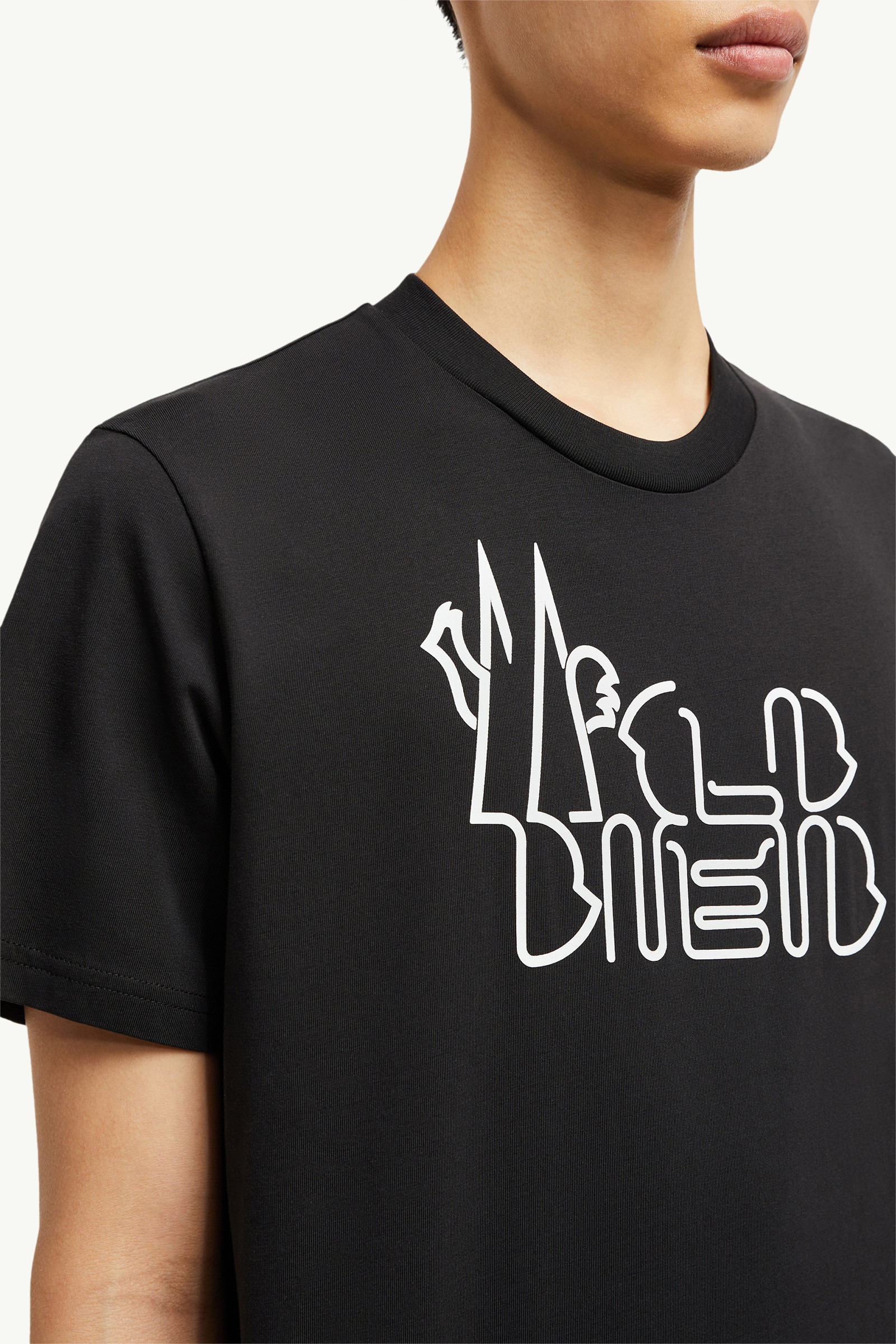 Curved Logo Cotton T-Shirt - 6