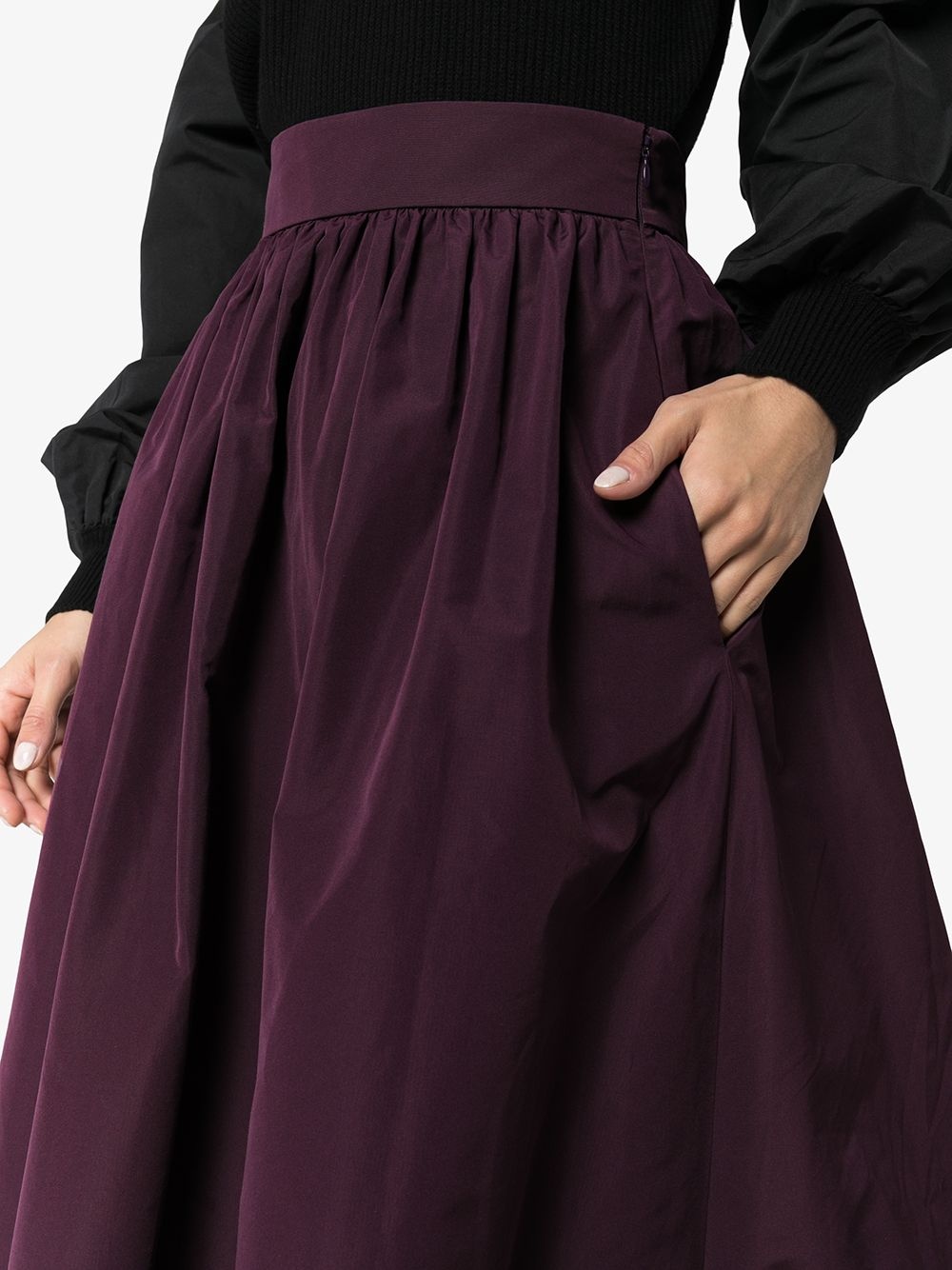 gathered maxi skirt - 5