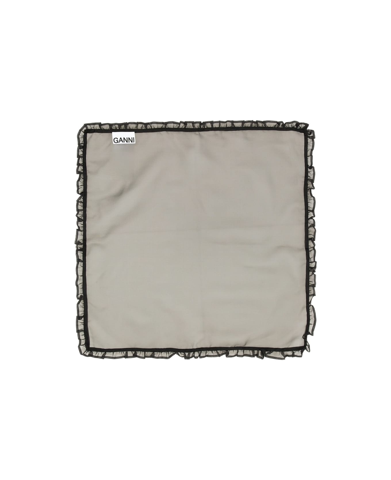 【送料&関税込】Ganni Scarf With Ruffle GANNI Scarf With Ruffle | italist | REVERSIBLE