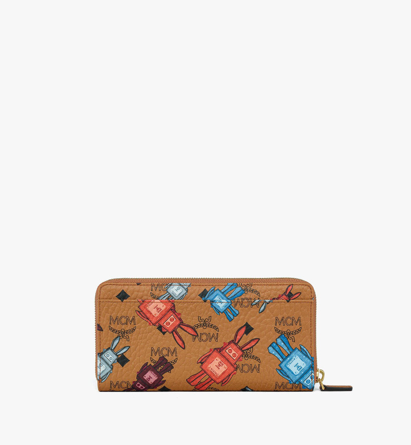 Aren Zip Around Wallet in Rabot Visetos 3