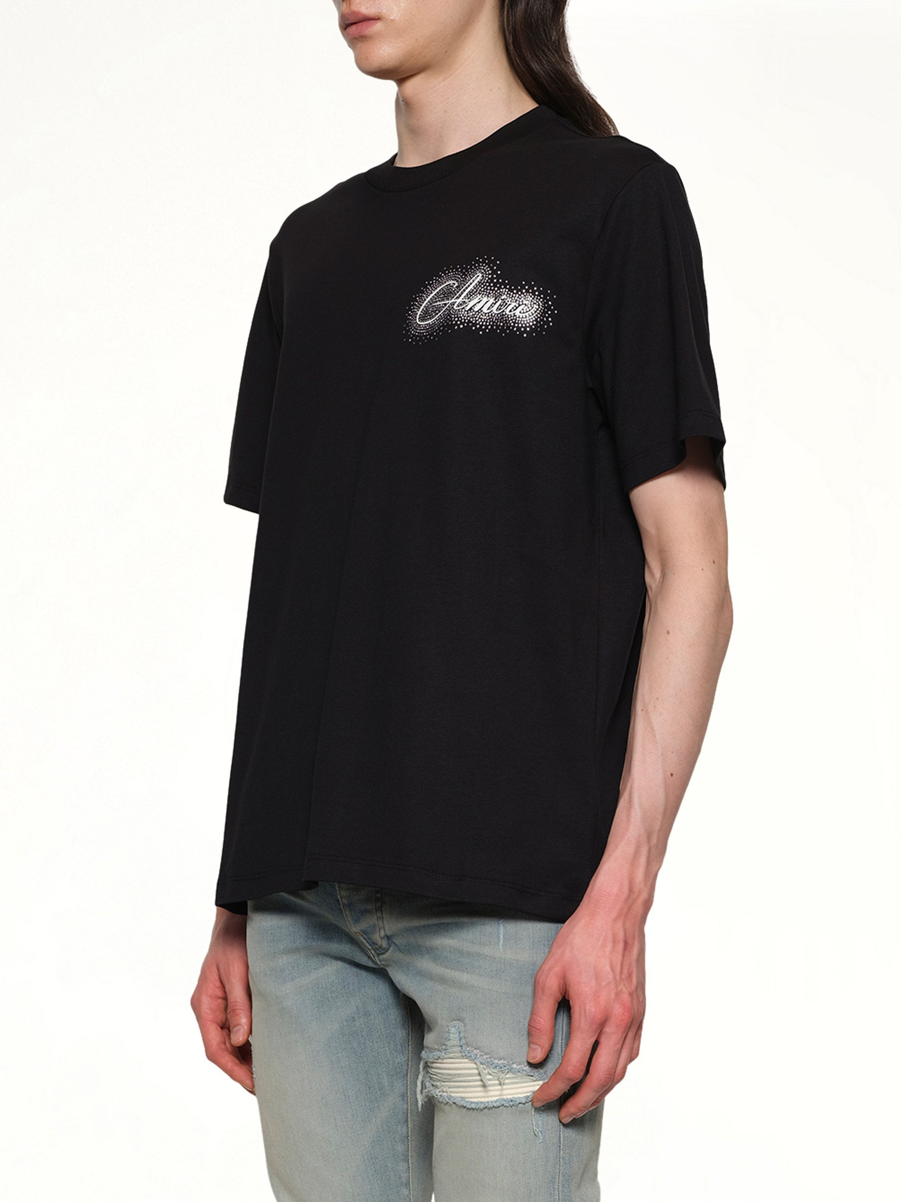 Amiri Script Tee in Black - 3