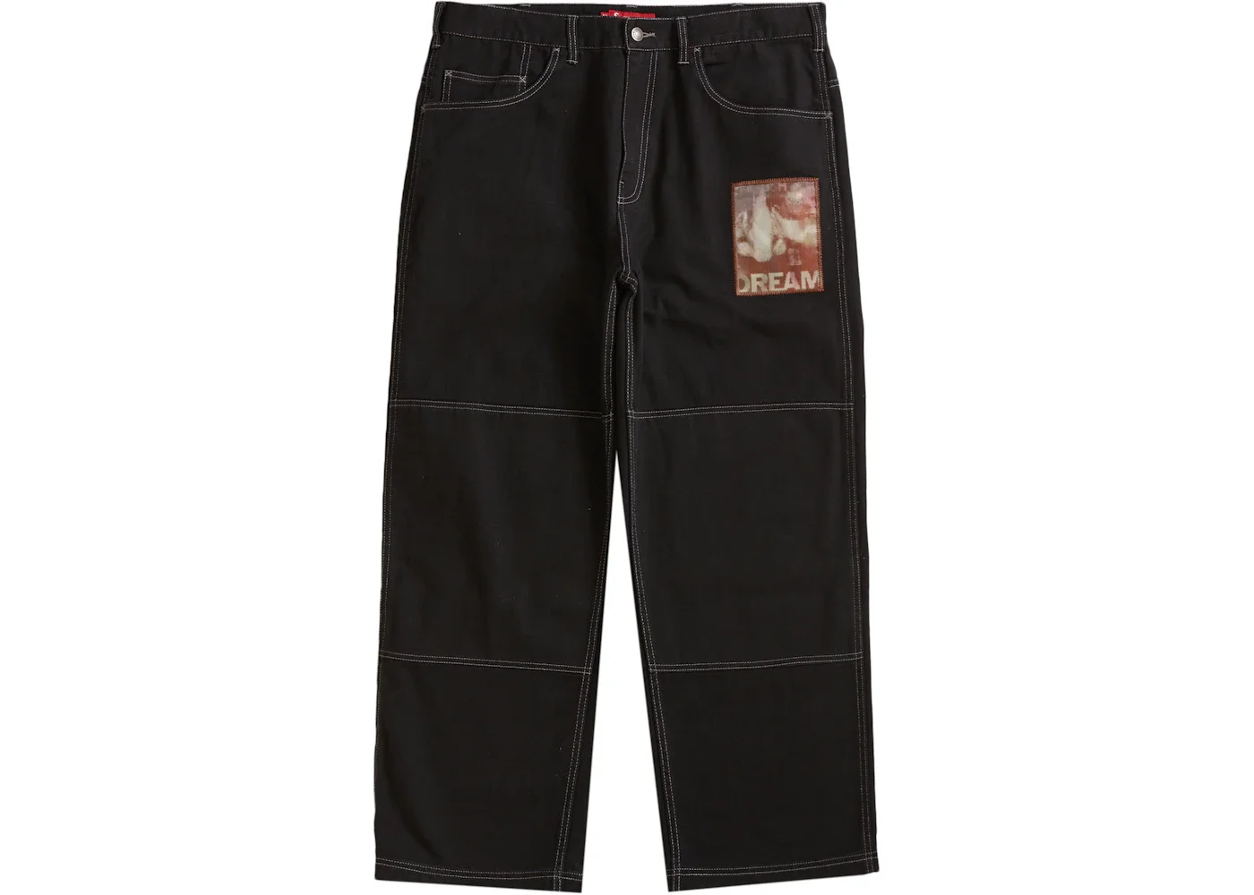Supreme Mark Leckey Dream English Kid Twill Panel Pants Black - 1