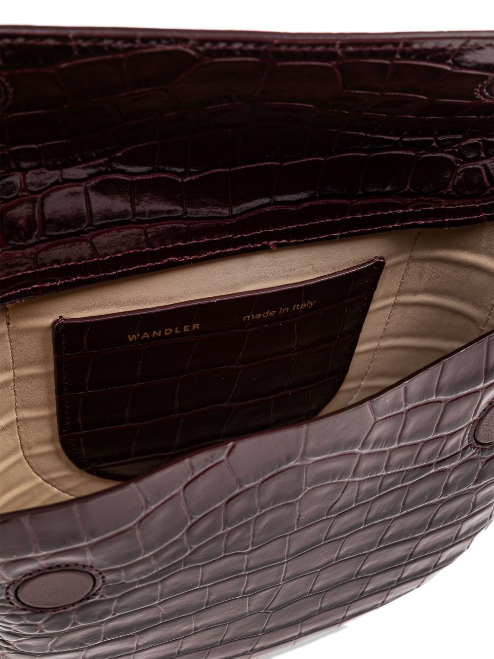 Wandler crocodile-embossed tote bag - 5