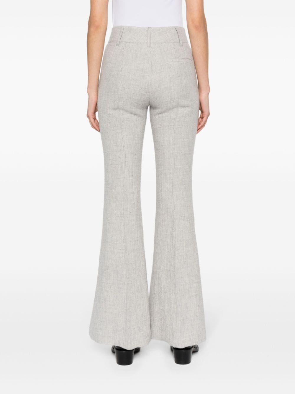 Rhein flared seam-detail flared trousers - 4